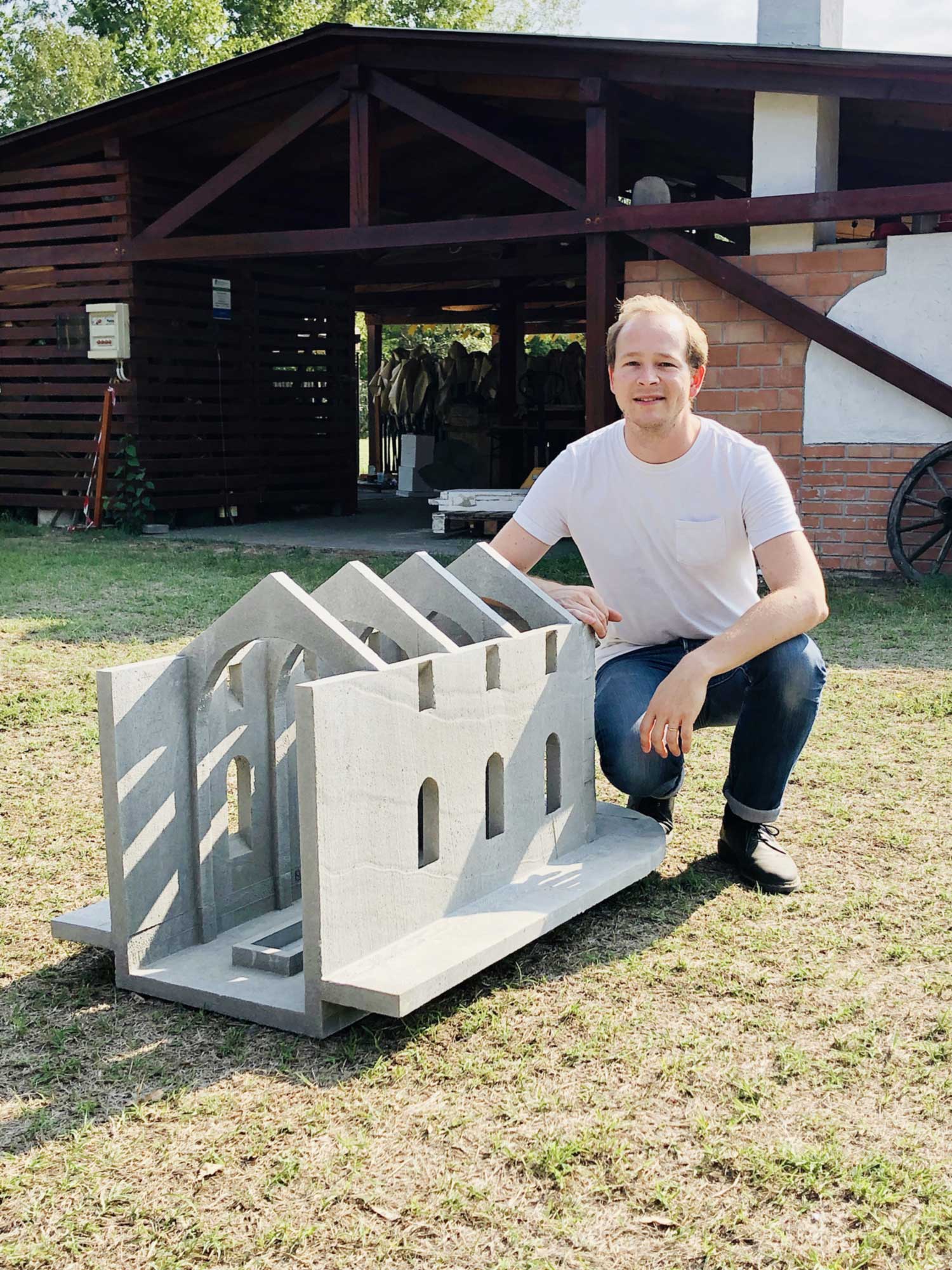 mattia listowski residence sziegetmonostor symposium of concrete beton sculpture photographie recherche memento IV budapest hongrie 2022