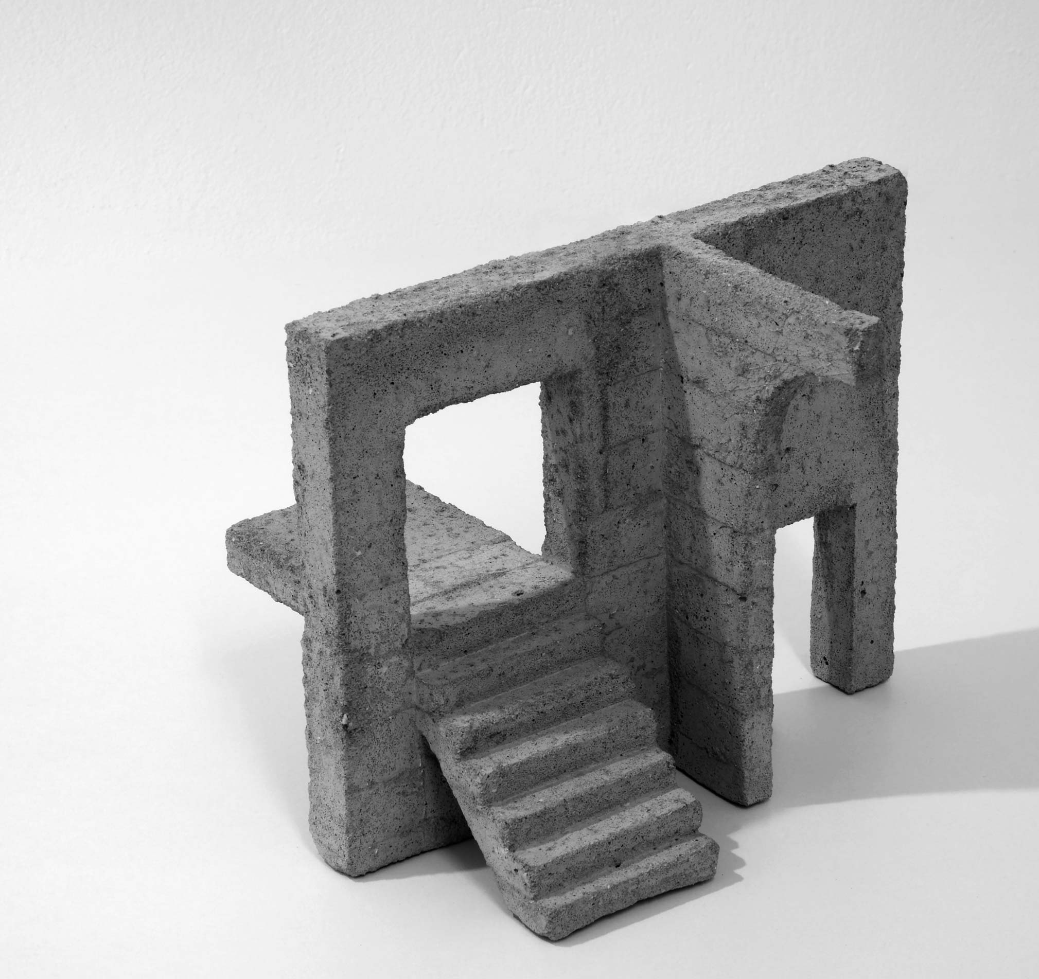 mattia listowski art design objet décoration sculpture béton moulage micro architecture maquette passage 2 édition limitée numérotée signée paris bruxelles 2019