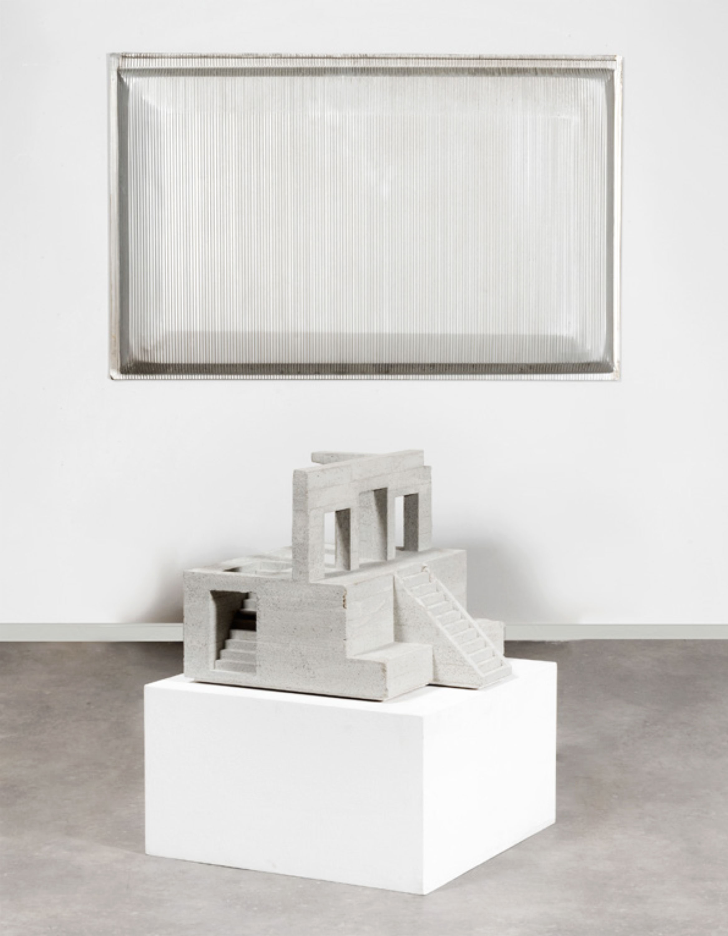 mattia listowski actualité enchère sculpture béton réminiscence I 1 passage 7 salle de vente cornette de saint-cyr bruxelles 2022