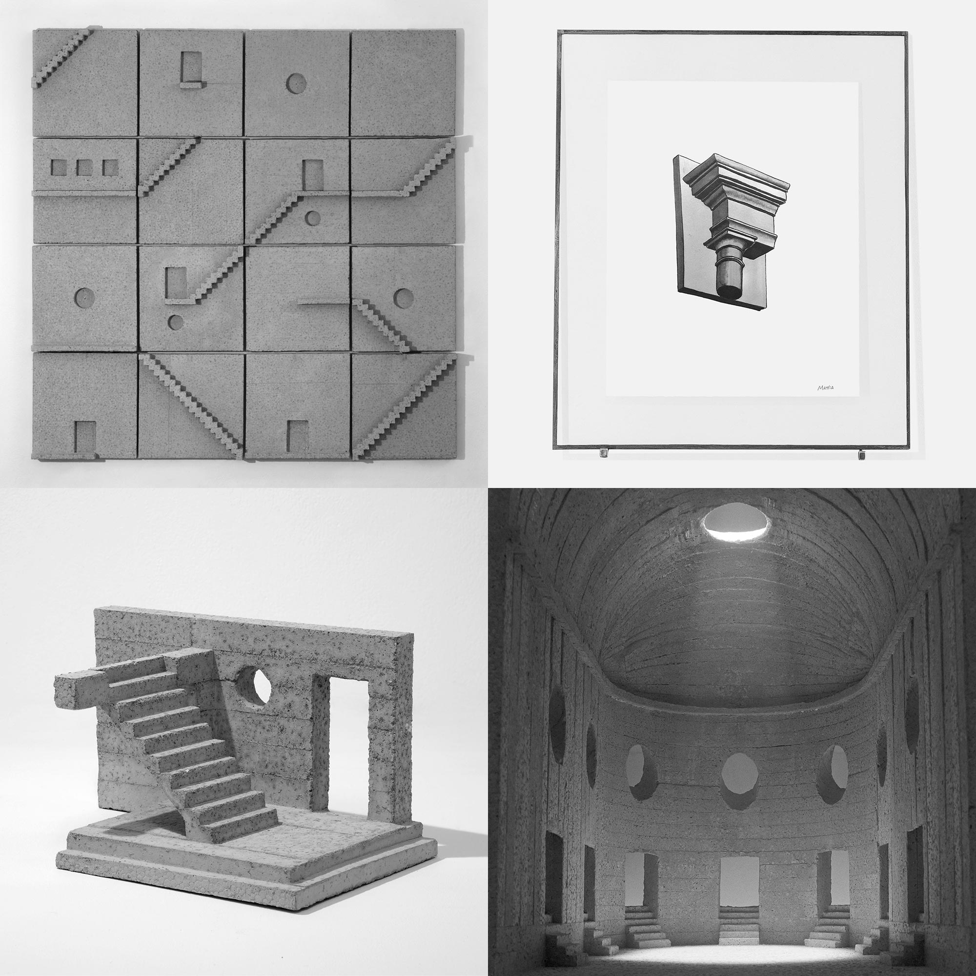 mattia listowski actualité salon nationaal ville mur céramique sculpture béton passage 7 photographie mise en scène memento II tour et taxi bruxelles 2022