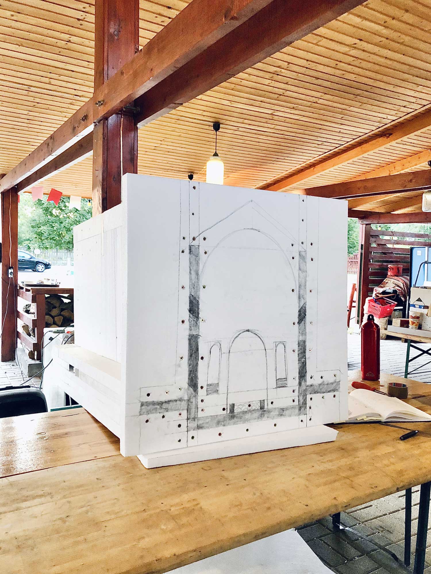 mattia listowski residence sziegetmonostor symposium of concrete beton sculpture photographie recherche memento IV budapest hongrie 2022