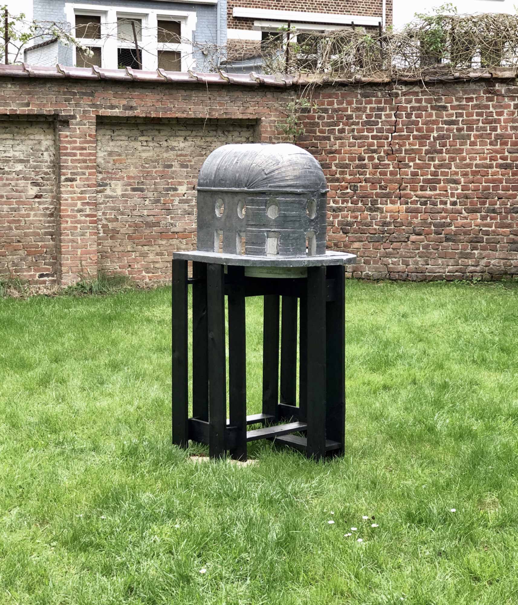 mattia listowski galerie stephanie jaax exposition duo show cyril bihain hors les ruines sculpture peinture dessin photographie installation bruxelles 2024