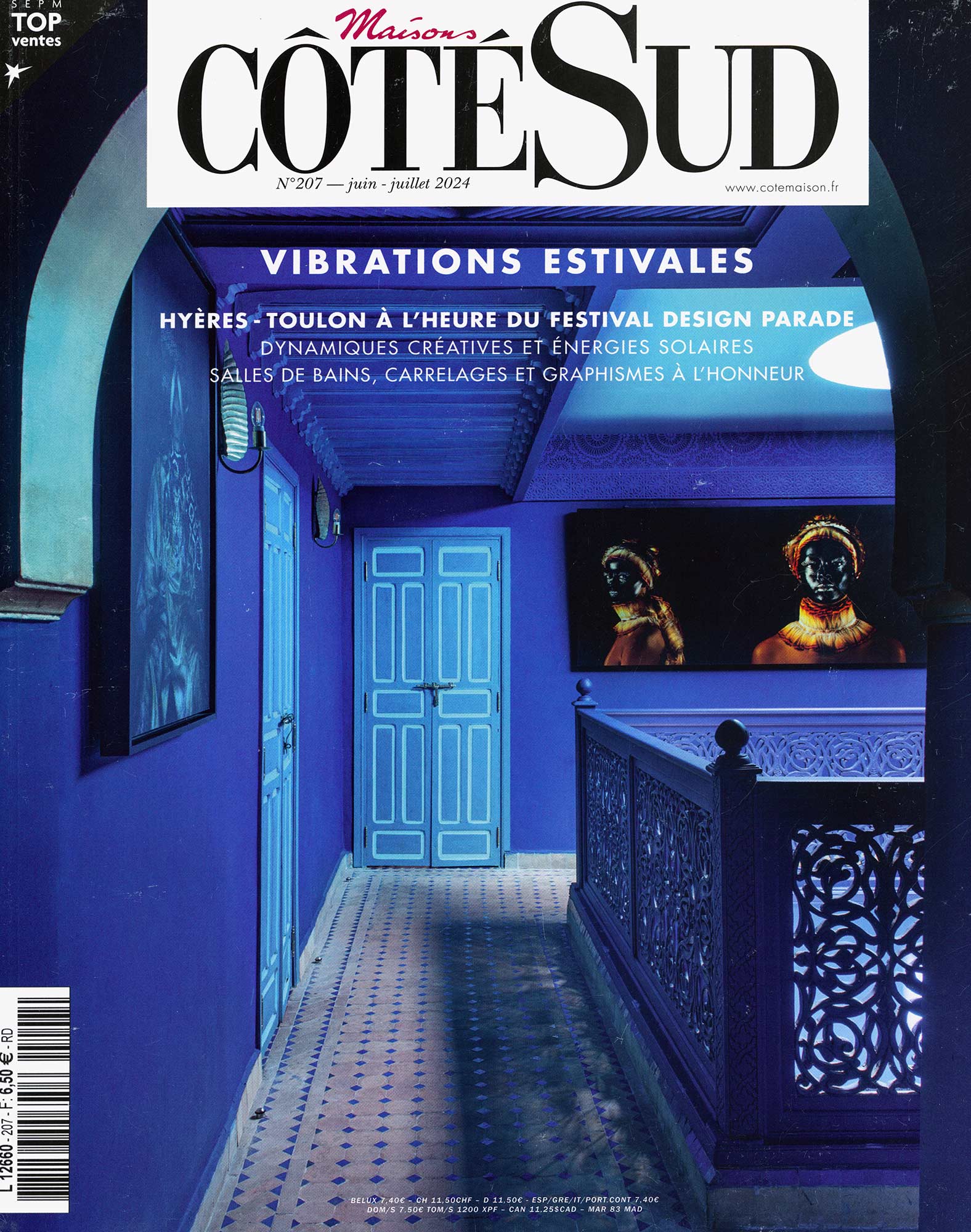 mattia listowski presse art design décoration sculpture dessin photographie cote sud electron libre architecture interieur interview couple artiste alice roux paris bruxelles hyeres villa noailles design parade piano sano lontano juin juillet 2024