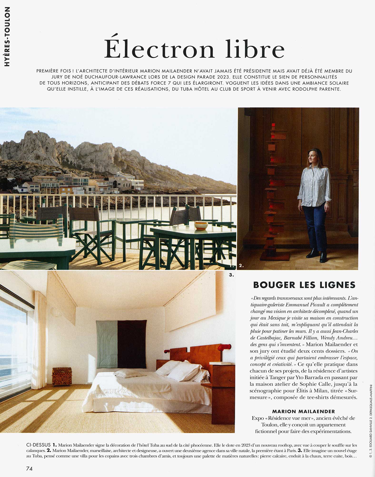 mattia listowski presse art design décoration sculpture dessin photographie cote sud electron libre architecture interieur interview couple artiste alice roux paris bruxelles hyeres villa noailles design parade piano sano lontano juin juillet 2024