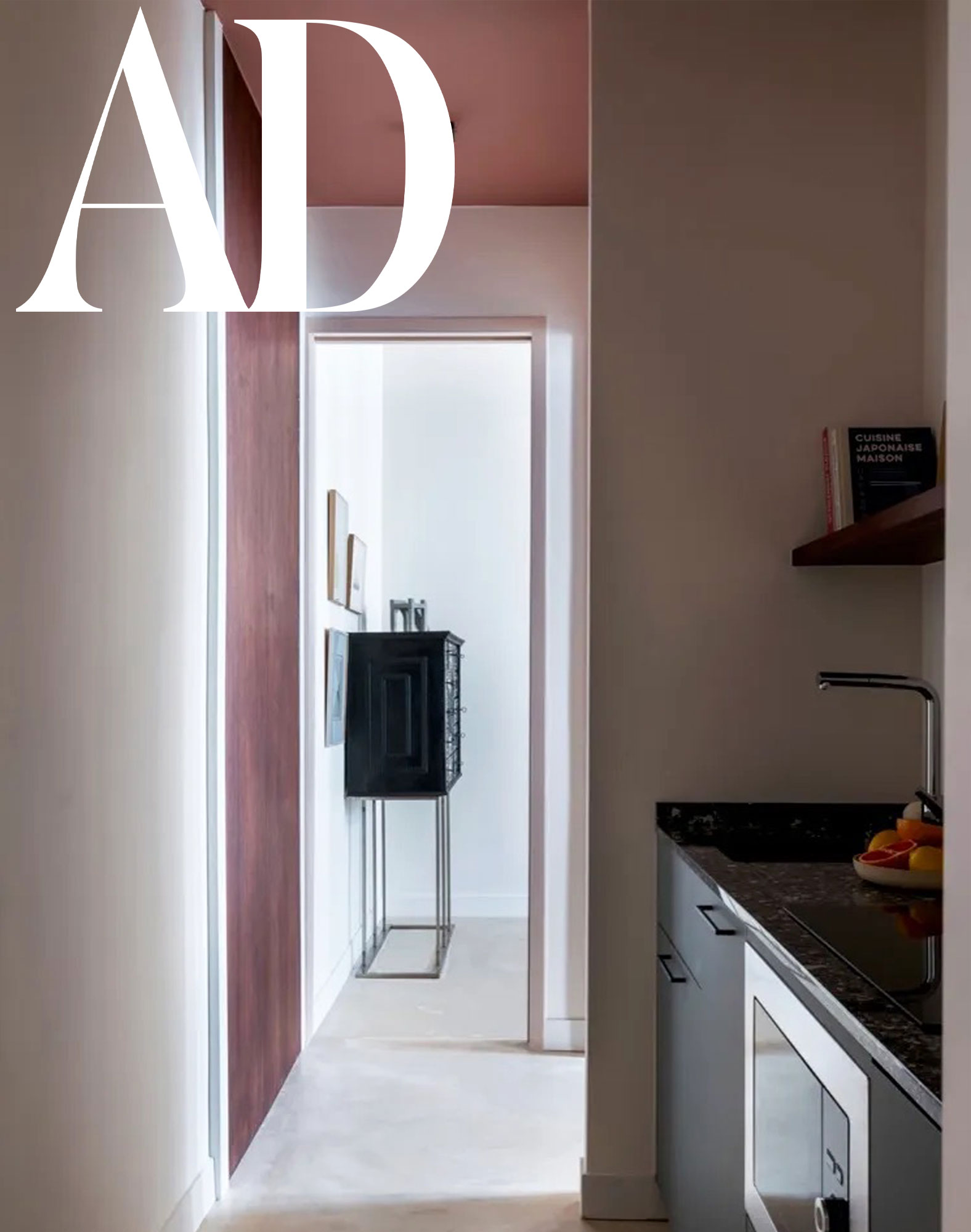 mattia listowski presse art design décoration sculpture passage 6 AD magazine online architectural digest curation anne sirot architecte adeline hemonot ensemblier sensibleparis photographe agathe tissier paris janvier 2023