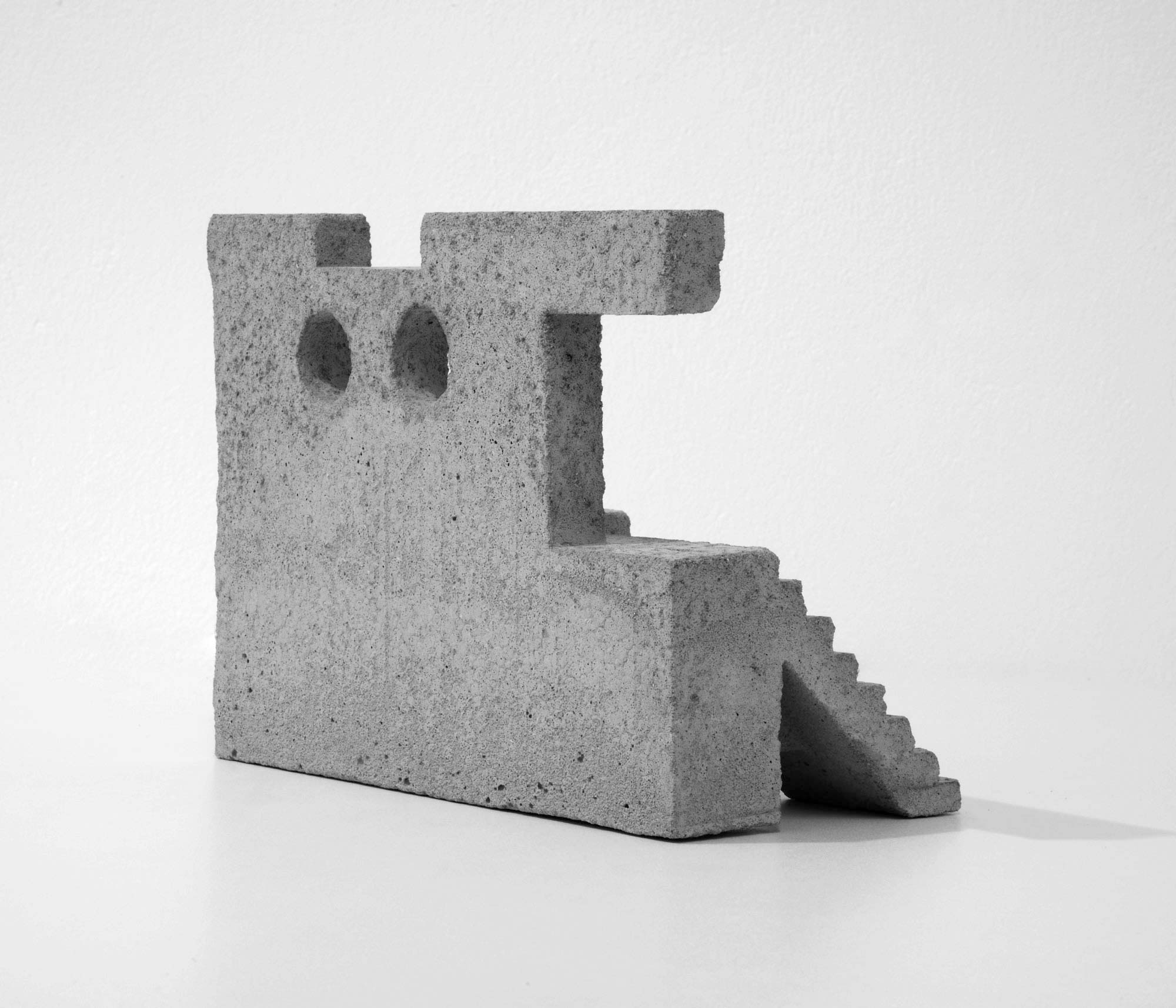 mattia listowski art design objet décoration sculpture béton moulage micro architecture maquette passage 3 édition limitée numérotée signée paris bruxelles 2019