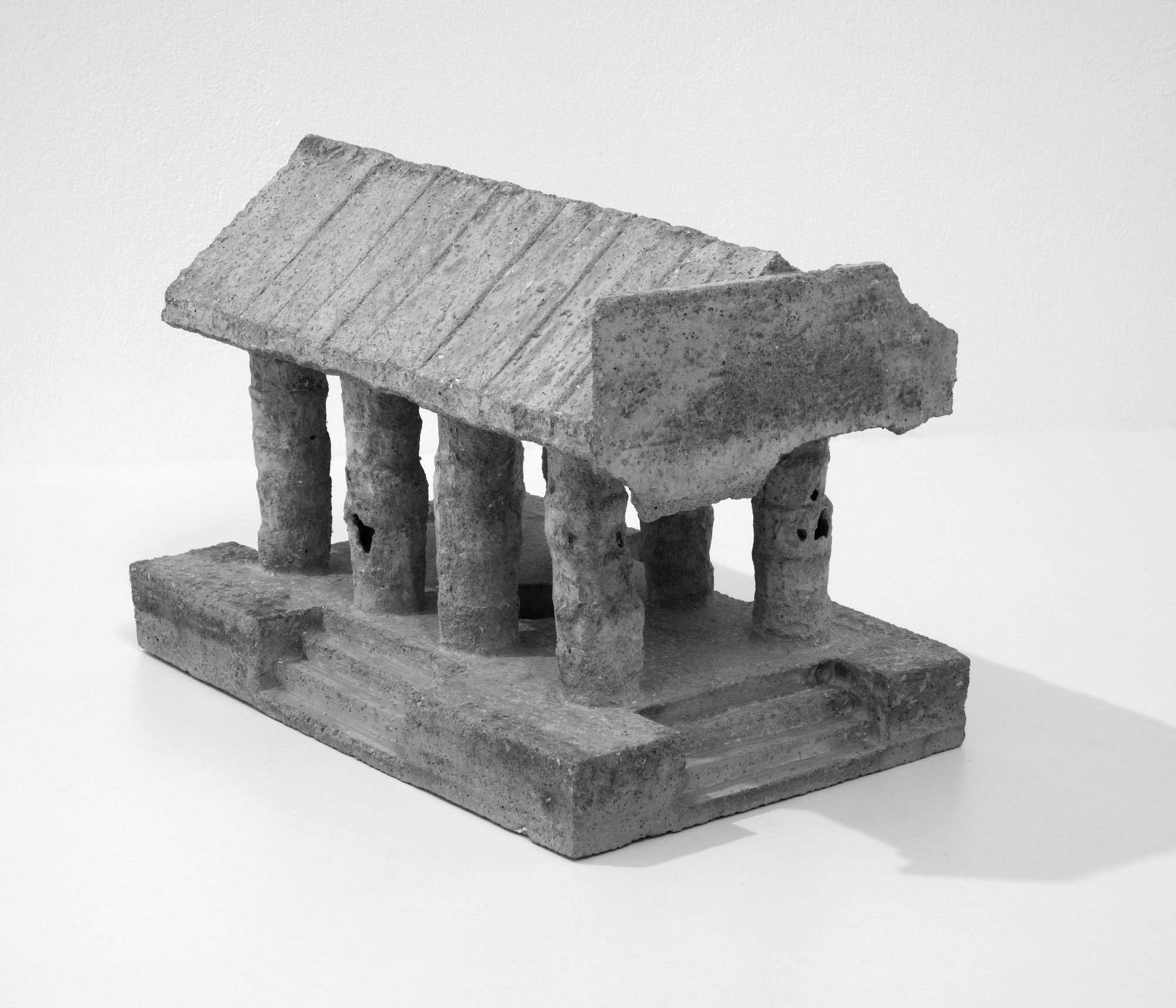 mattia listowski art design objet décoration sculpture béton moulage micro architecture maquette temple édition limitée numérotée signée paris bruxelles 2019