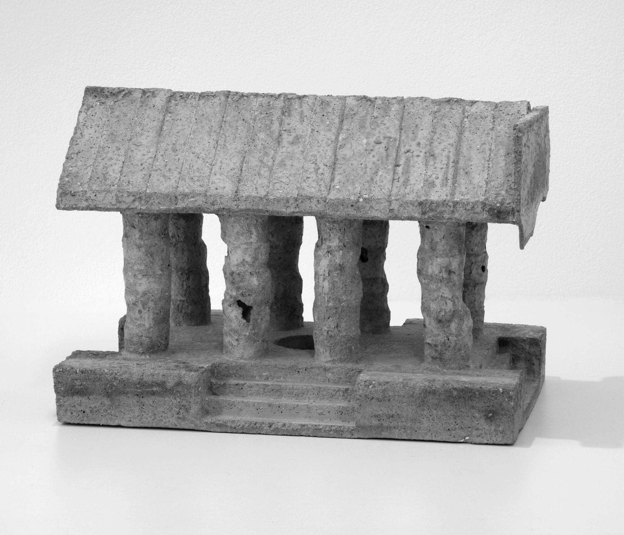 mattia listowski art design objet décoration sculpture béton moulage micro architecture maquette temple édition limitée numérotée signée paris bruxelles 2019