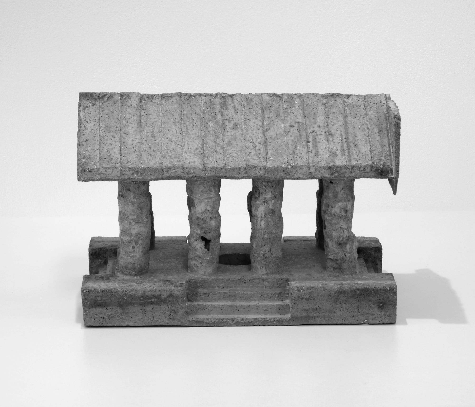 mattia listowski art design objet décoration sculpture béton moulage micro architecture maquette temple édition limitée numérotée signée paris bruxelles 2019
