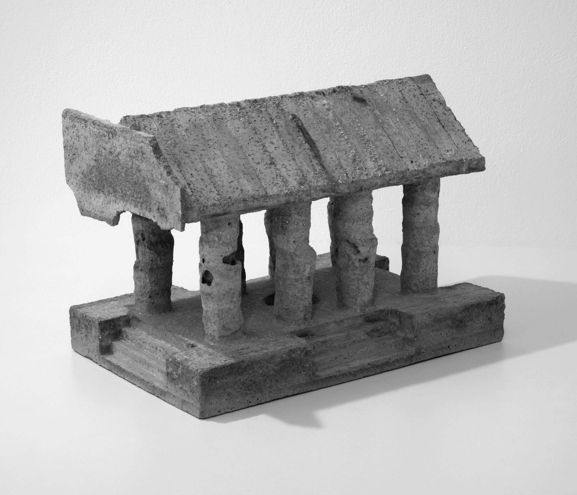 mattia listowski art design objet décoration sculpture béton moulage micro architecture maquette temple édition limitée numérotée signée paris bruxelles 2019