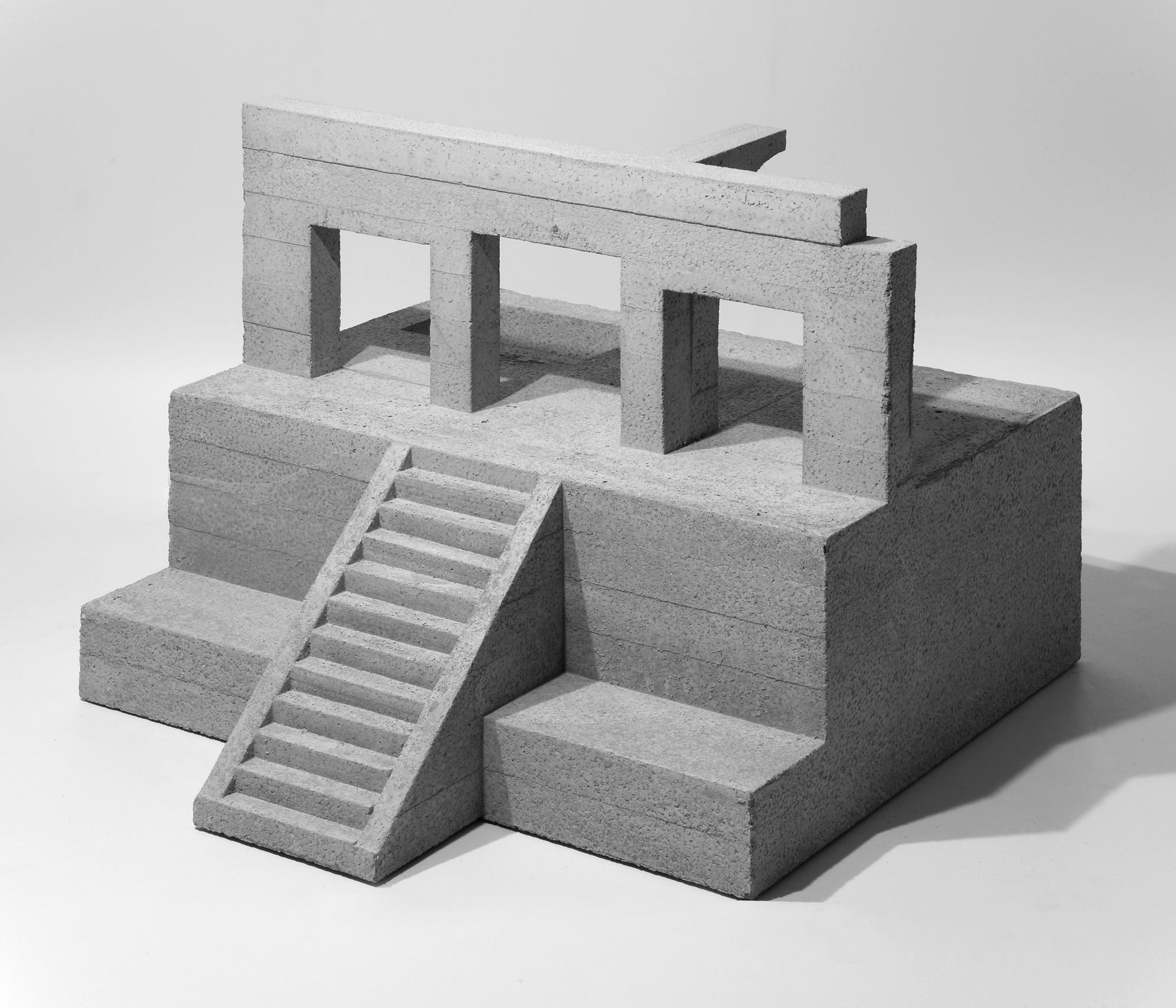 mattia listowski art design objet décoration sculpture béton moulage architecture maquette reminiscence I édition limitée numérotée signée paris bruxelles 2021