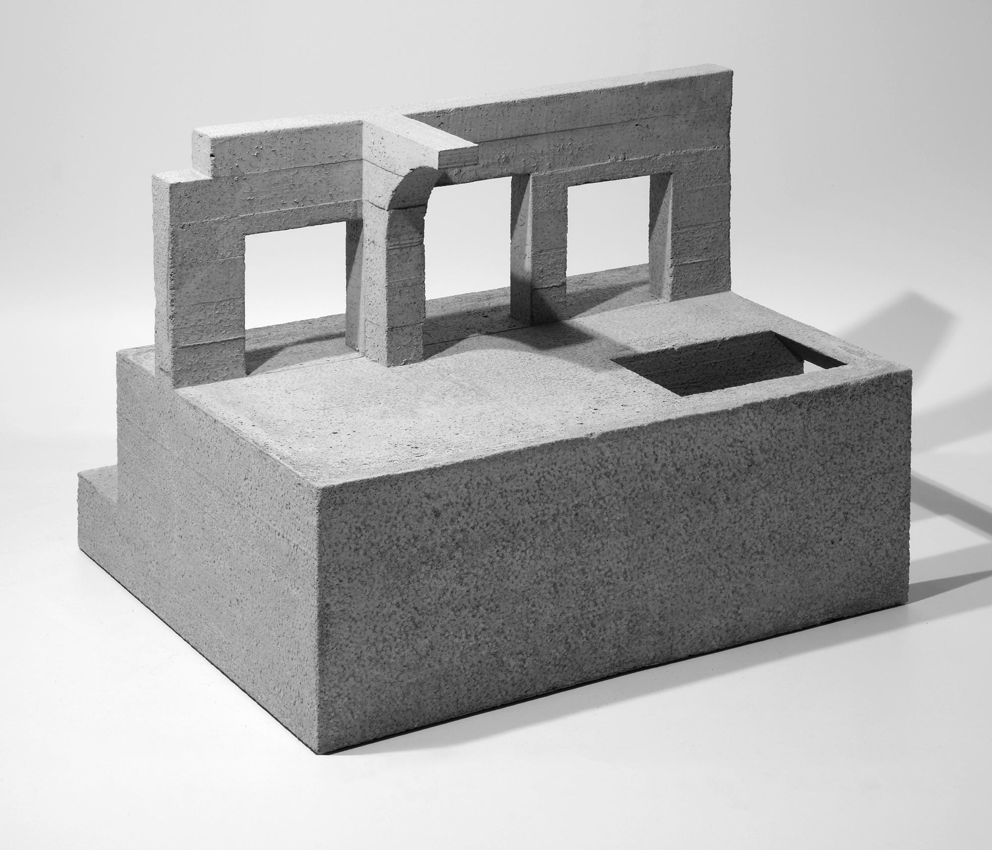 mattia listowski art design objet décoration sculpture béton moulage architecture maquette reminiscence I édition limitée numérotée signée paris bruxelles 2021