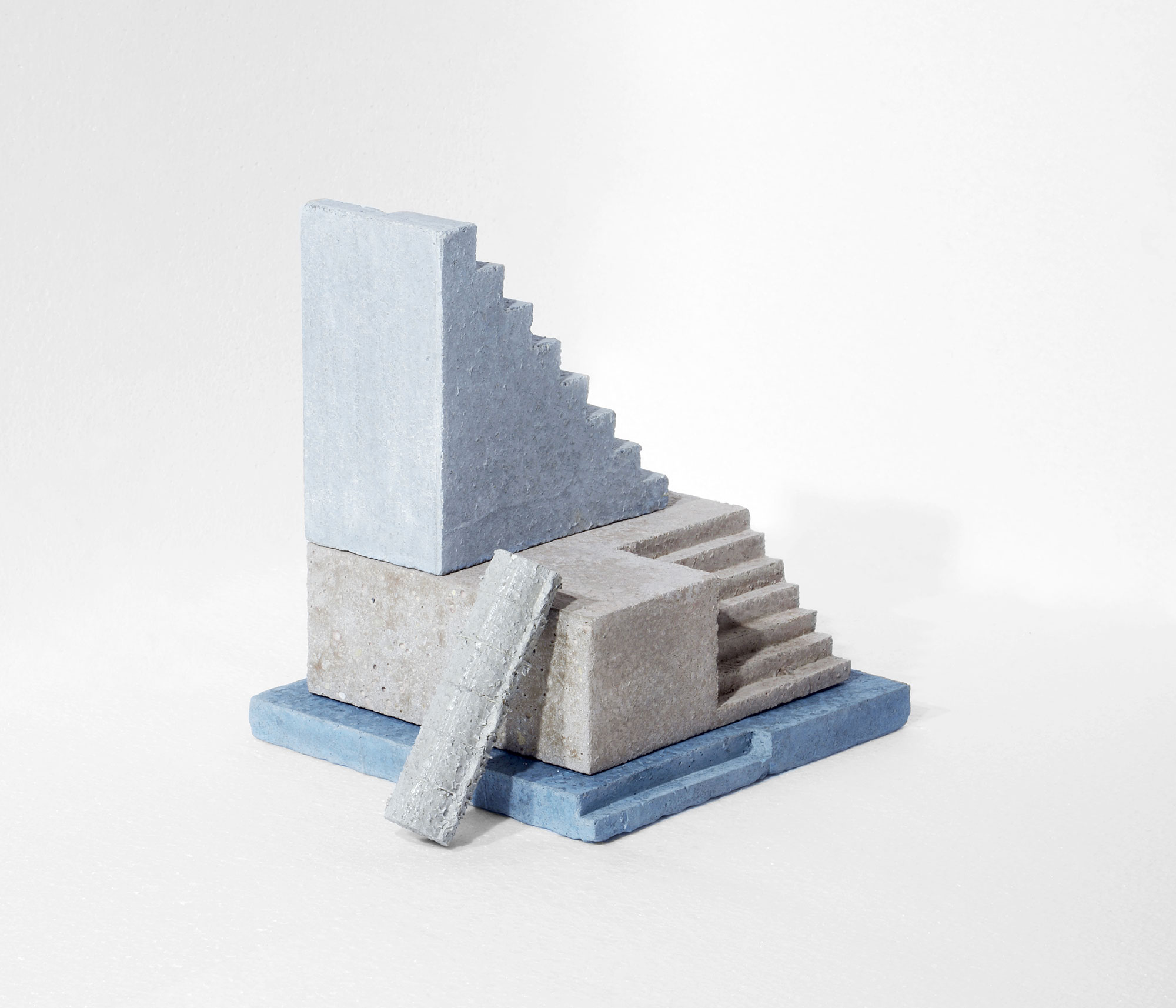 mattia listowski art design objet décoration sculpture béton moulage micro architecture maquette escalier ruine diorama capriccio 1 édition limitée numérotée signée paris bruxelles 2022