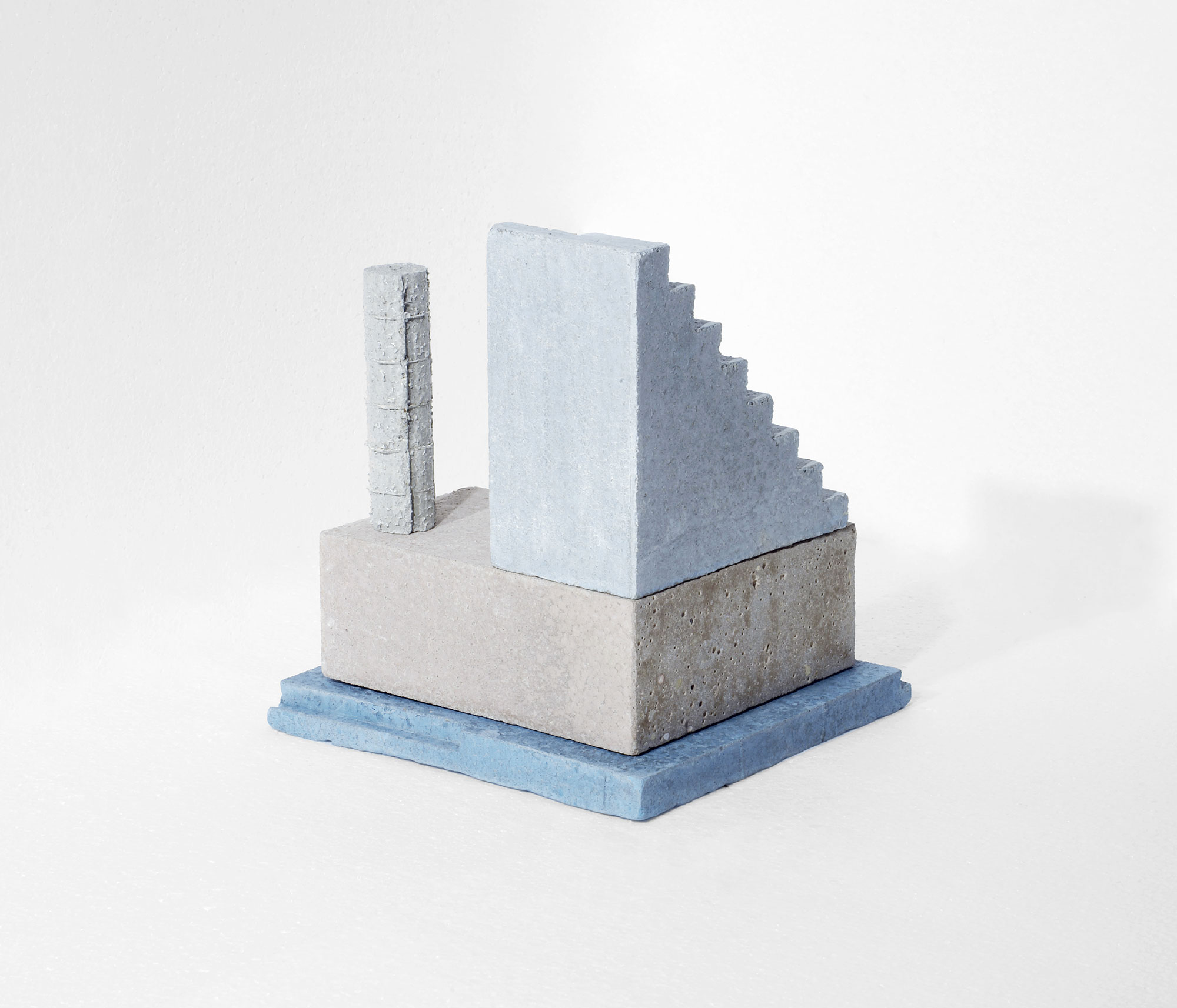 mattia listowski art design objet décoration sculpture béton moulage micro architecture maquette escalier ruine diorama capriccio 1 édition limitée numérotée signée paris bruxelles 2022