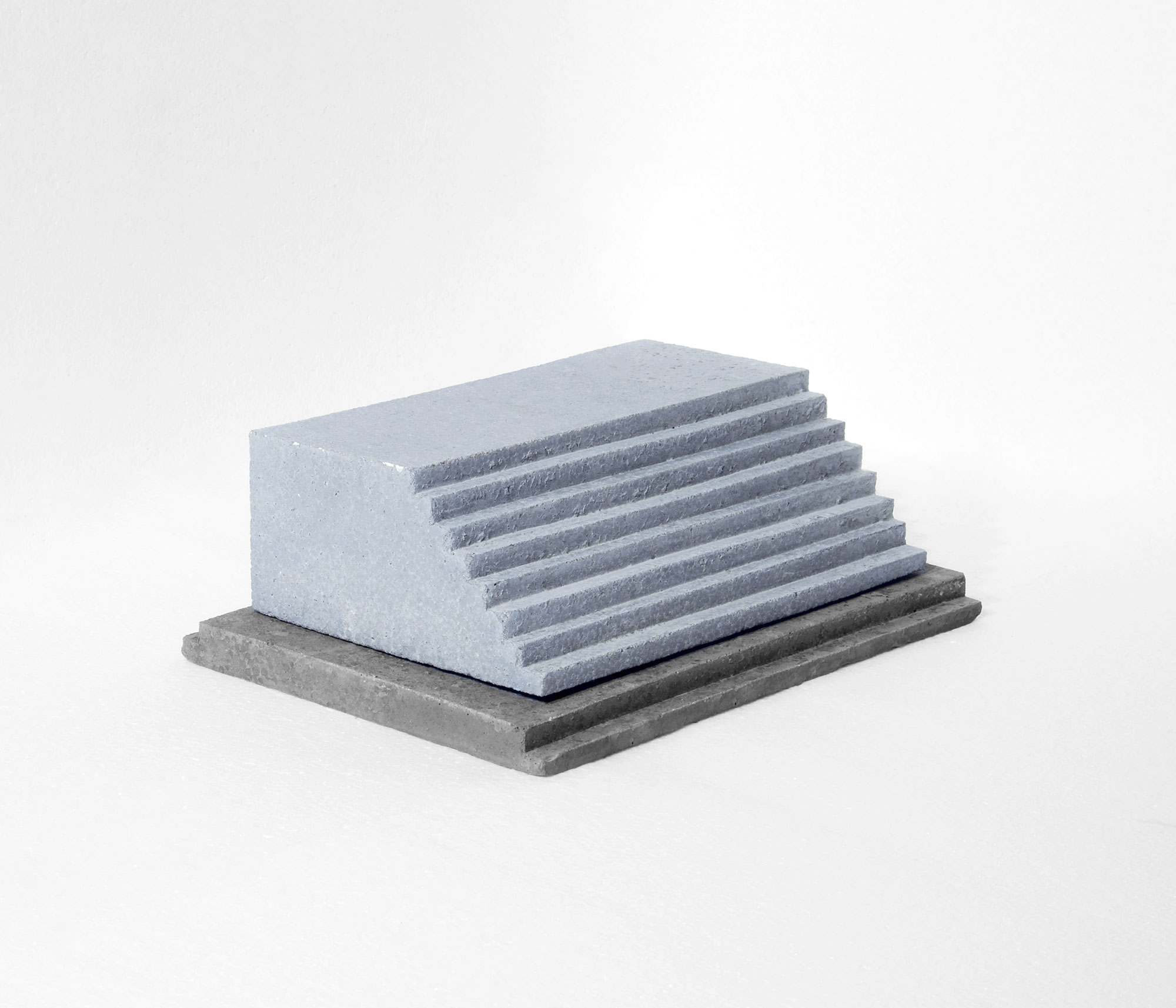 mattia listowski art design objet décoration sculpture béton moulage micro architecture maquette ruine diorama escalier large édition limitée numérotée signée paris bruxelles 2022