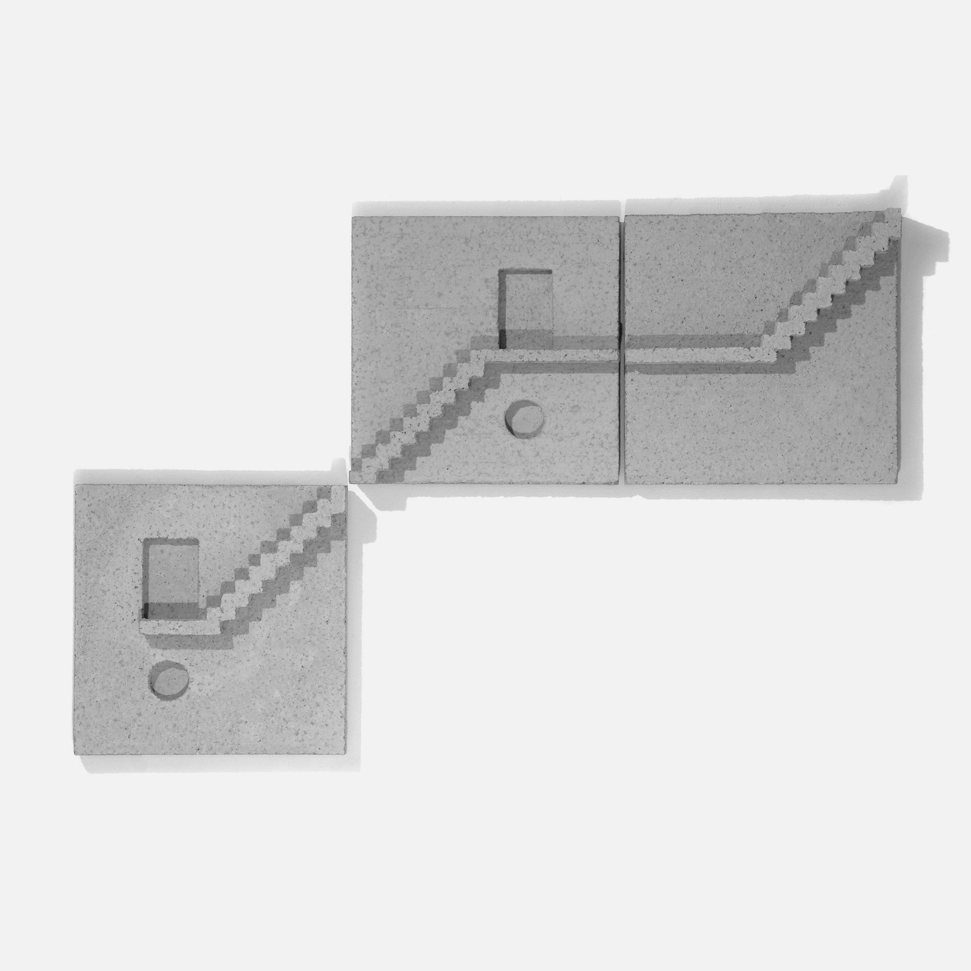 mattia listowski art design objet décoration sculpture béton moulage micro architecture motif mural ville mur édition limitée numérotée signée paris bruxelles 2022