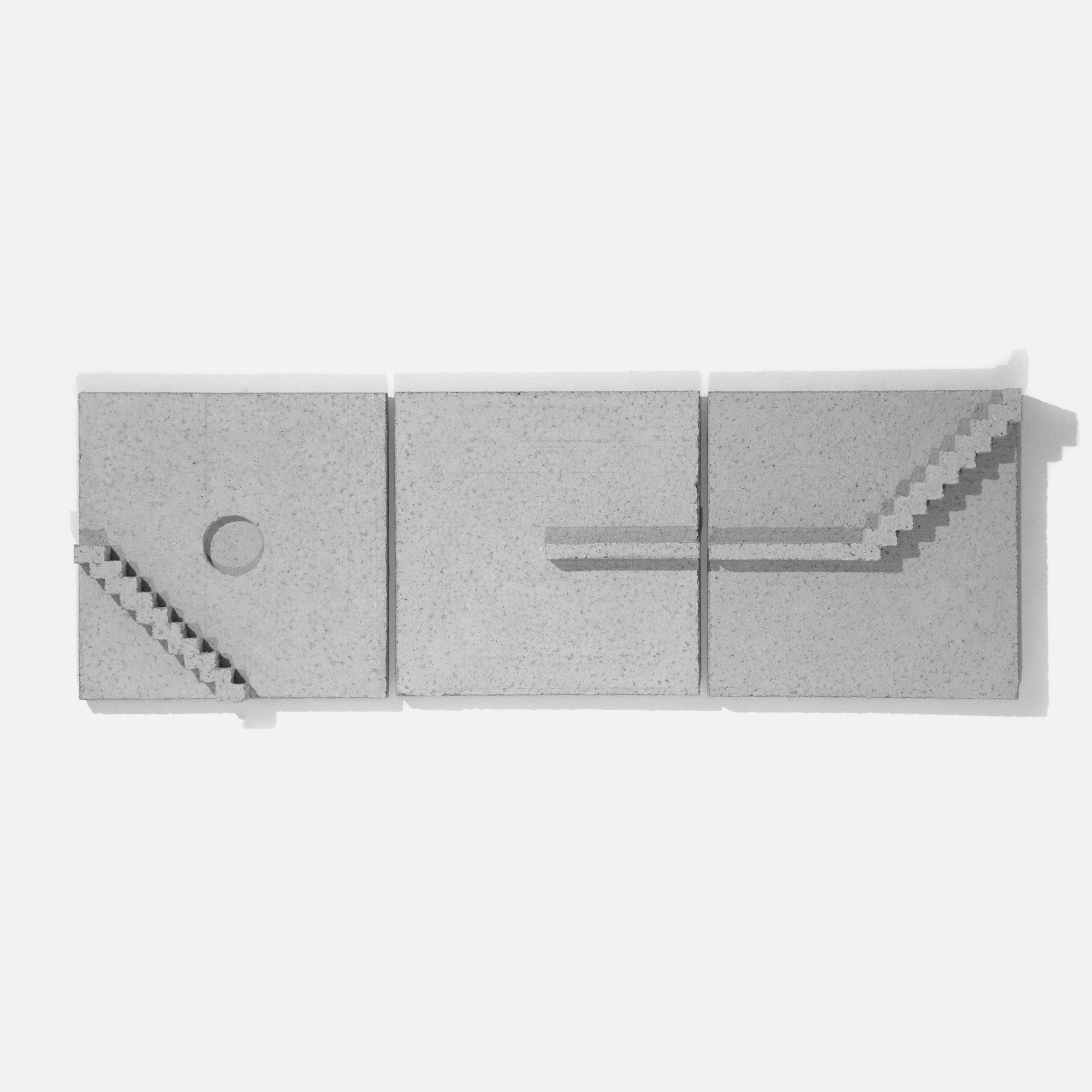 mattia listowski art design objet décoration sculpture béton moulage micro architecture motif mural ville mur édition limitée numérotée signée paris bruxelles 2022