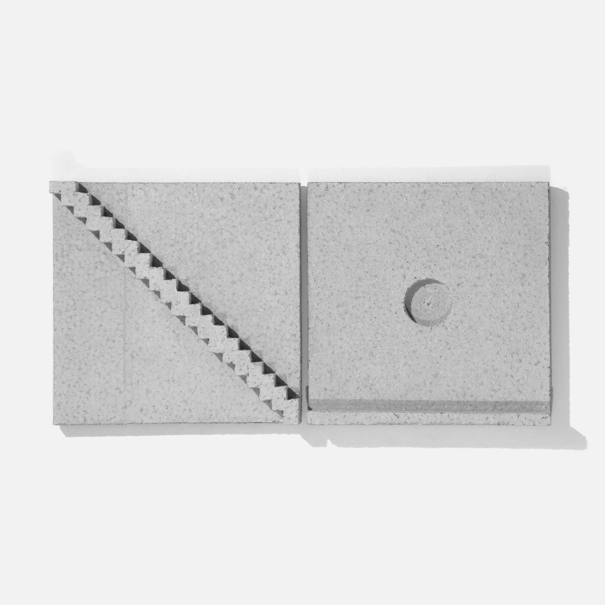 mattia listowski art design objet décoration sculpture béton moulage micro architecture motif mural ville mur édition limitée numérotée signée paris bruxelles 2022