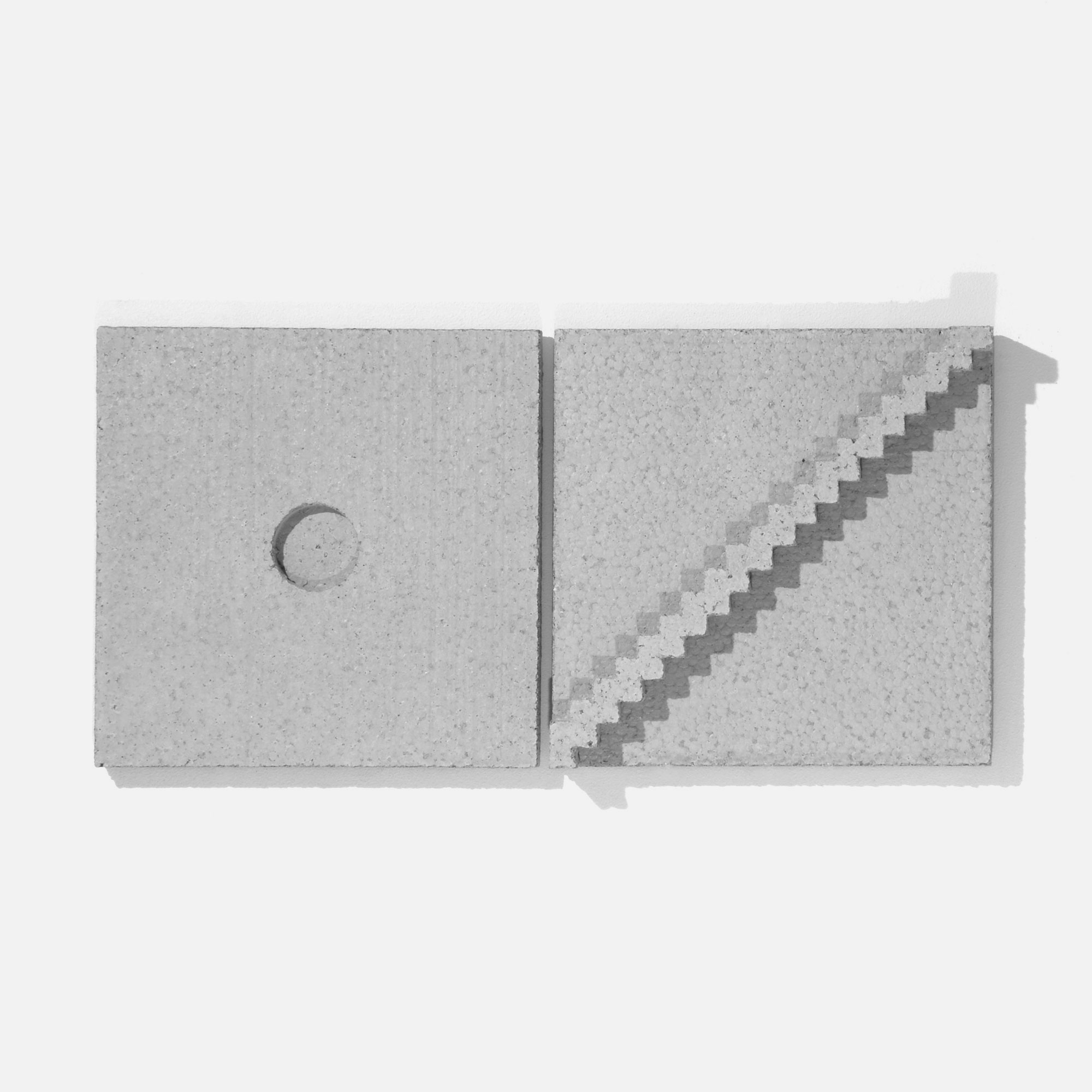 mattia listowski art design objet décoration sculpture béton moulage micro architecture motif mural ville mur édition limitée numérotée signée paris bruxelles 2022