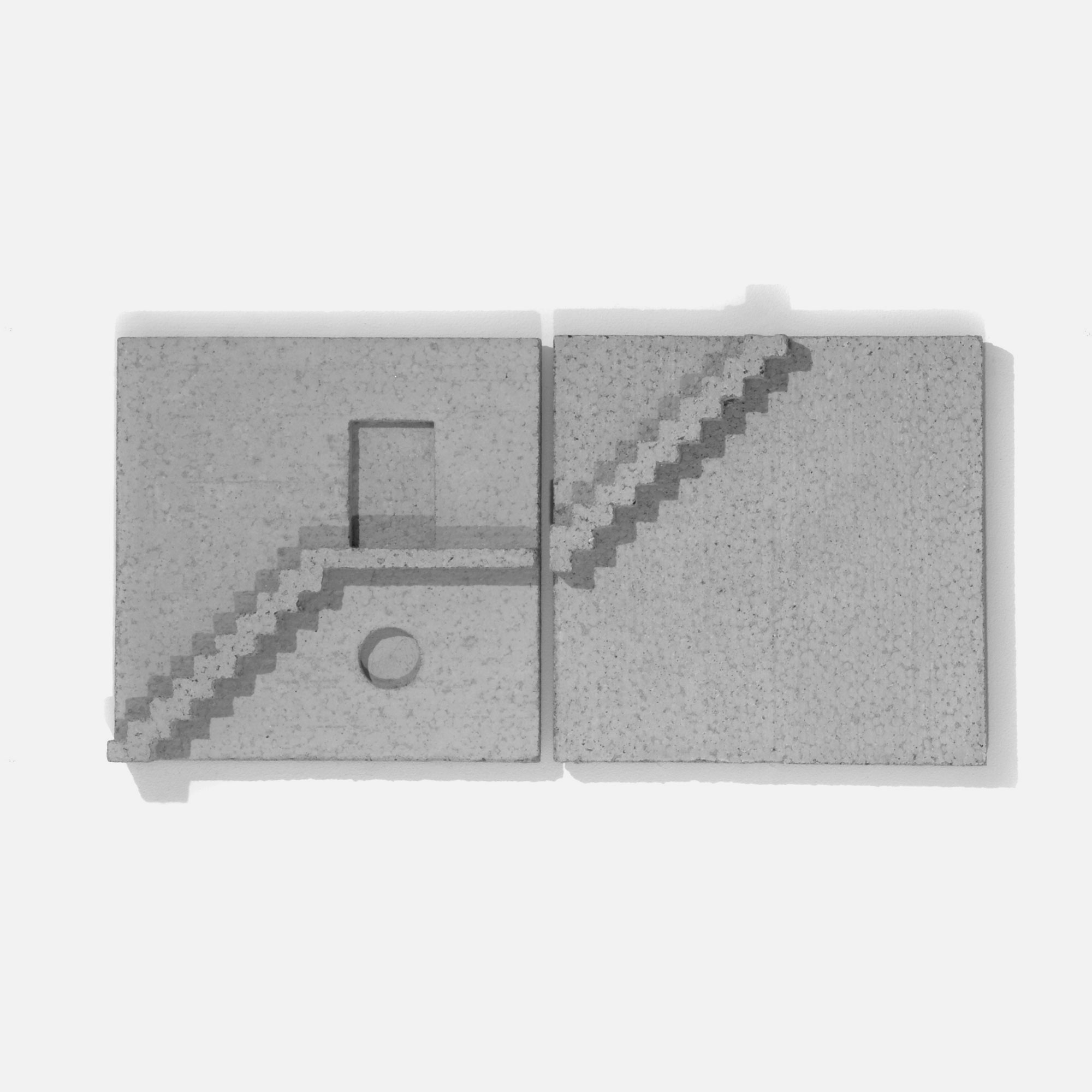 mattia listowski art design objet décoration sculpture béton moulage micro architecture motif mural ville mur édition limitée numérotée signée paris bruxelles 2022