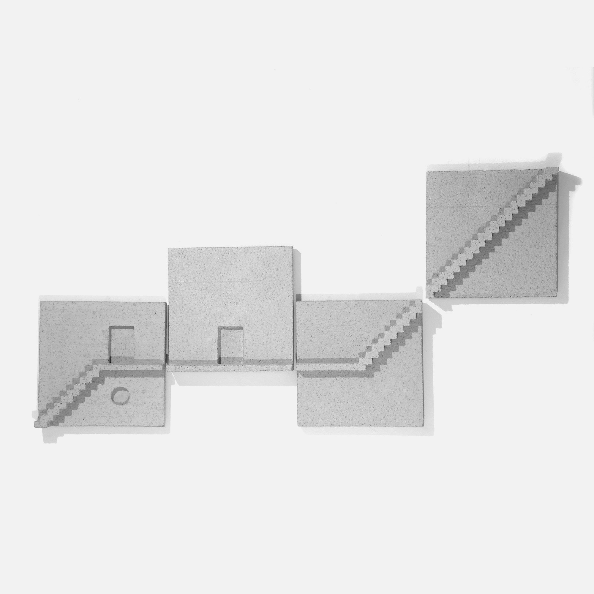 mattia listowski art design objet décoration sculpture béton moulage micro architecture motif mural ville mur édition limitée numérotée signée paris bruxelles 2022