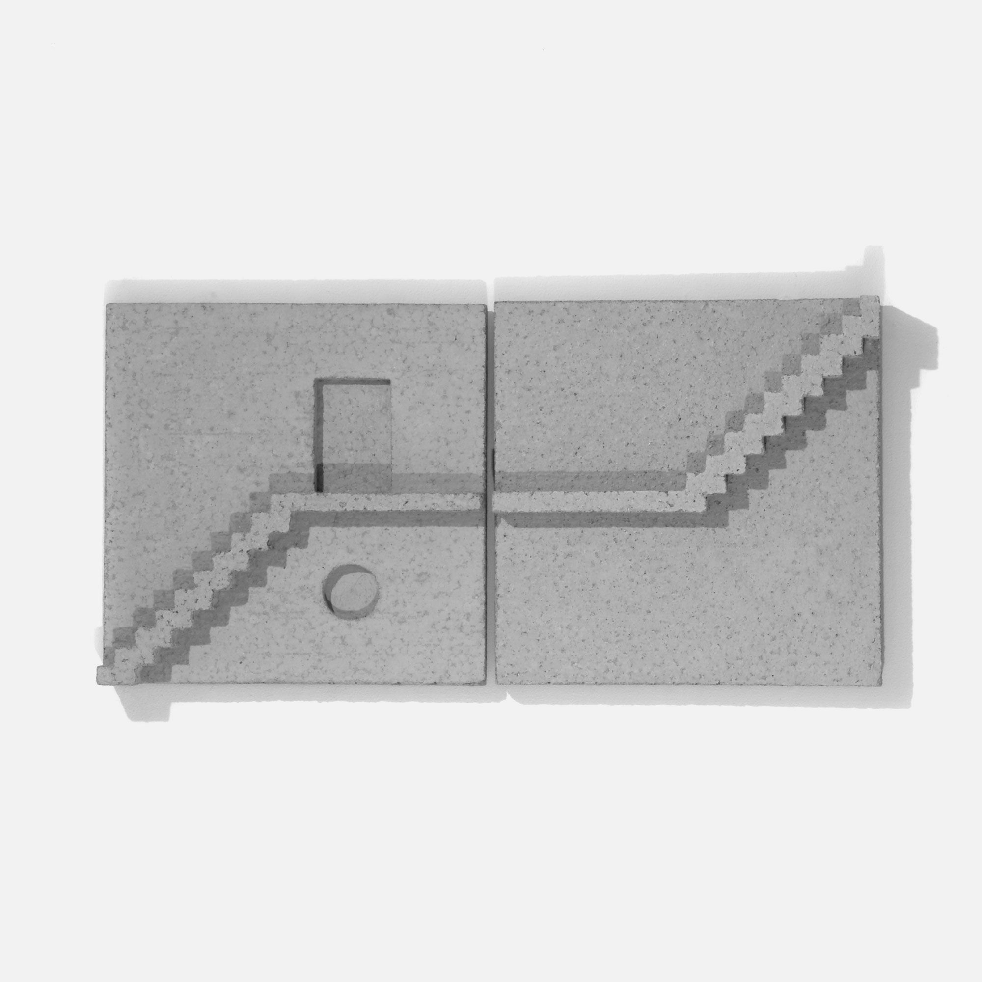 mattia listowski art design objet décoration sculpture béton moulage micro architecture motif mural ville mur édition limitée numérotée signée paris bruxelles 2022