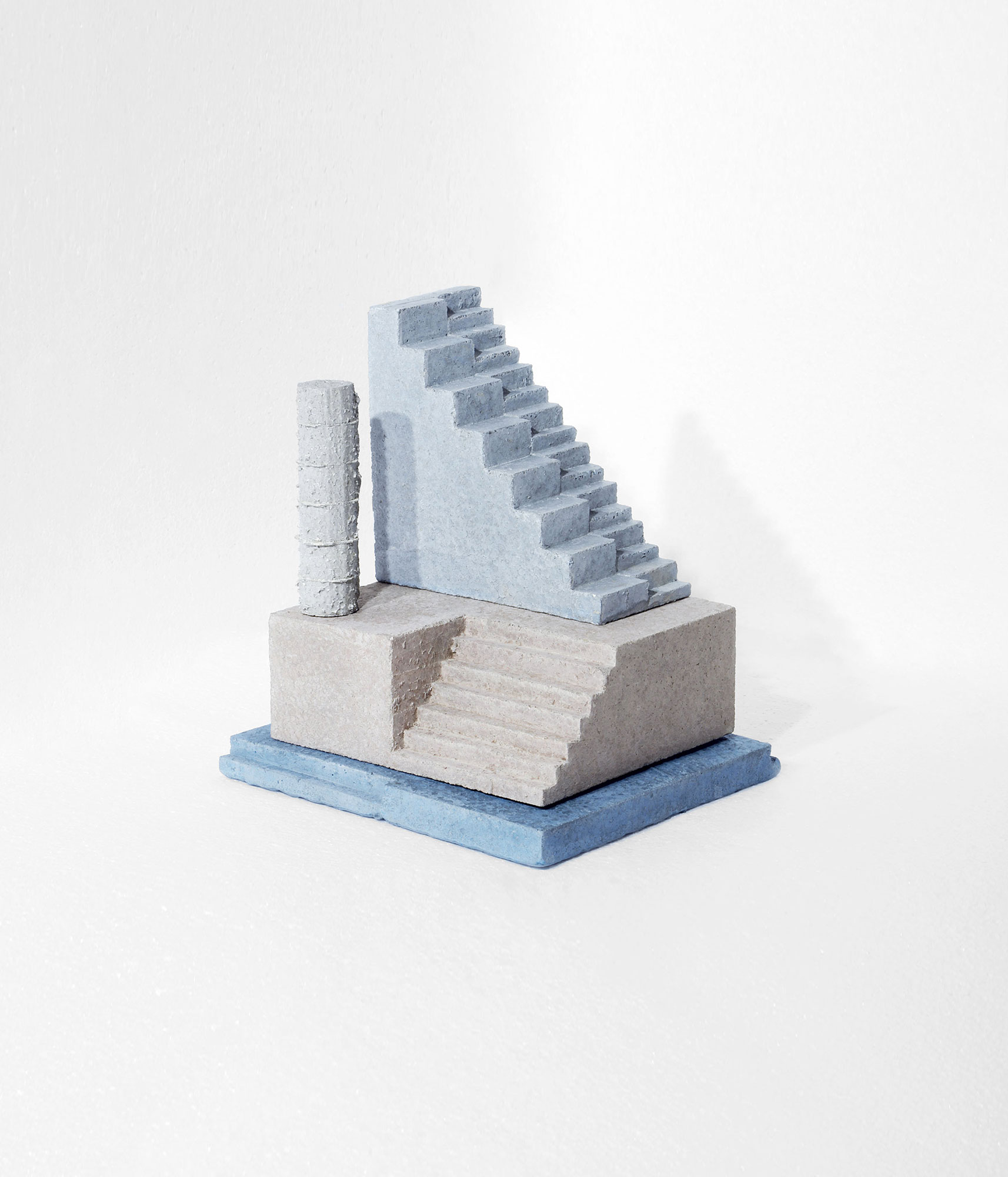 mattia listowski art design objet décoration sculpture béton moulage micro architecture maquette escalier ruine diorama capriccio 1 édition limitée numérotée signée paris bruxelles 2022