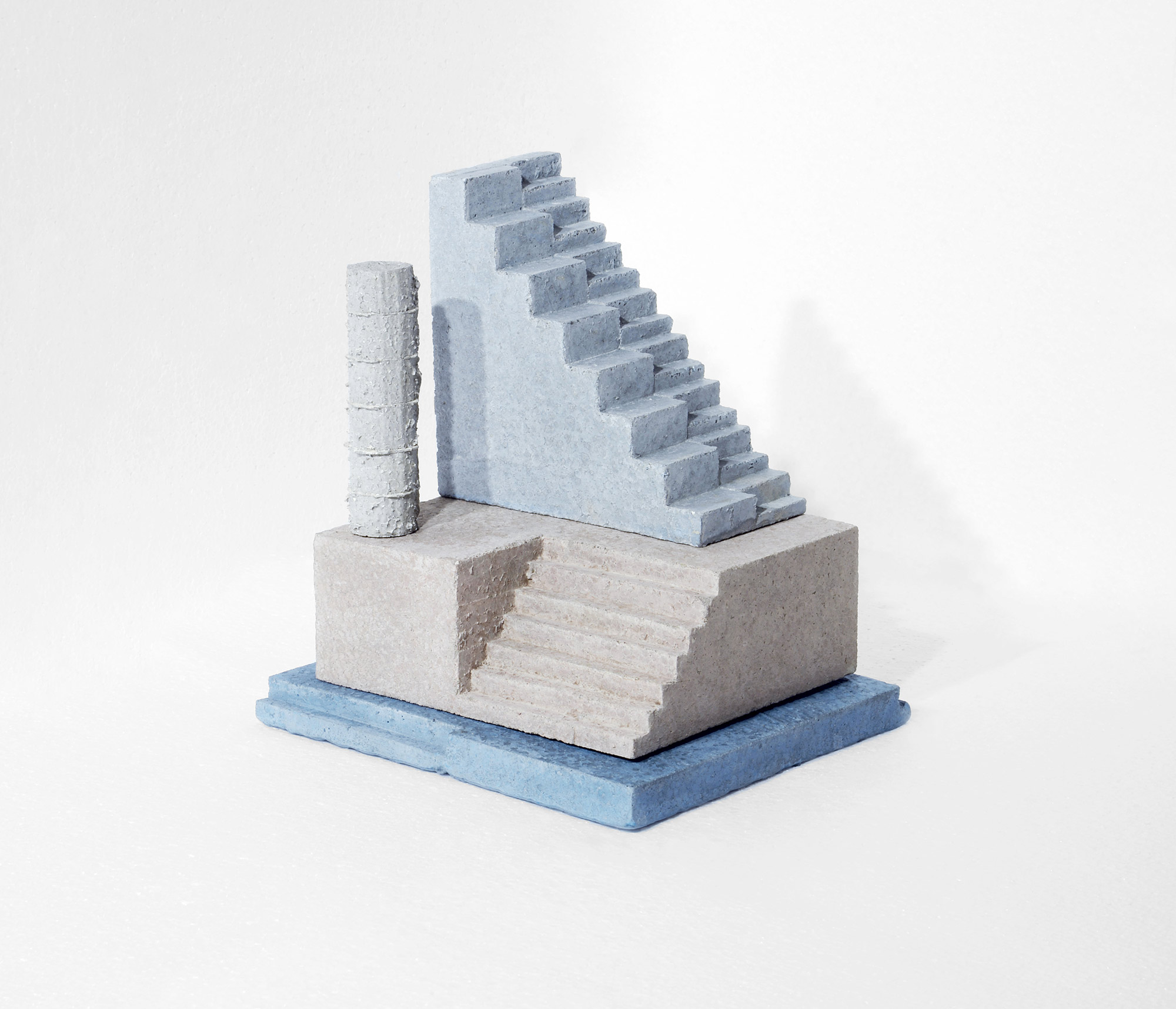 mattia listowski art design objet décoration sculpture béton moulage micro architecture maquette escalier ruine diorama capriccio 1 édition limitée numérotée signée paris bruxelles 2022