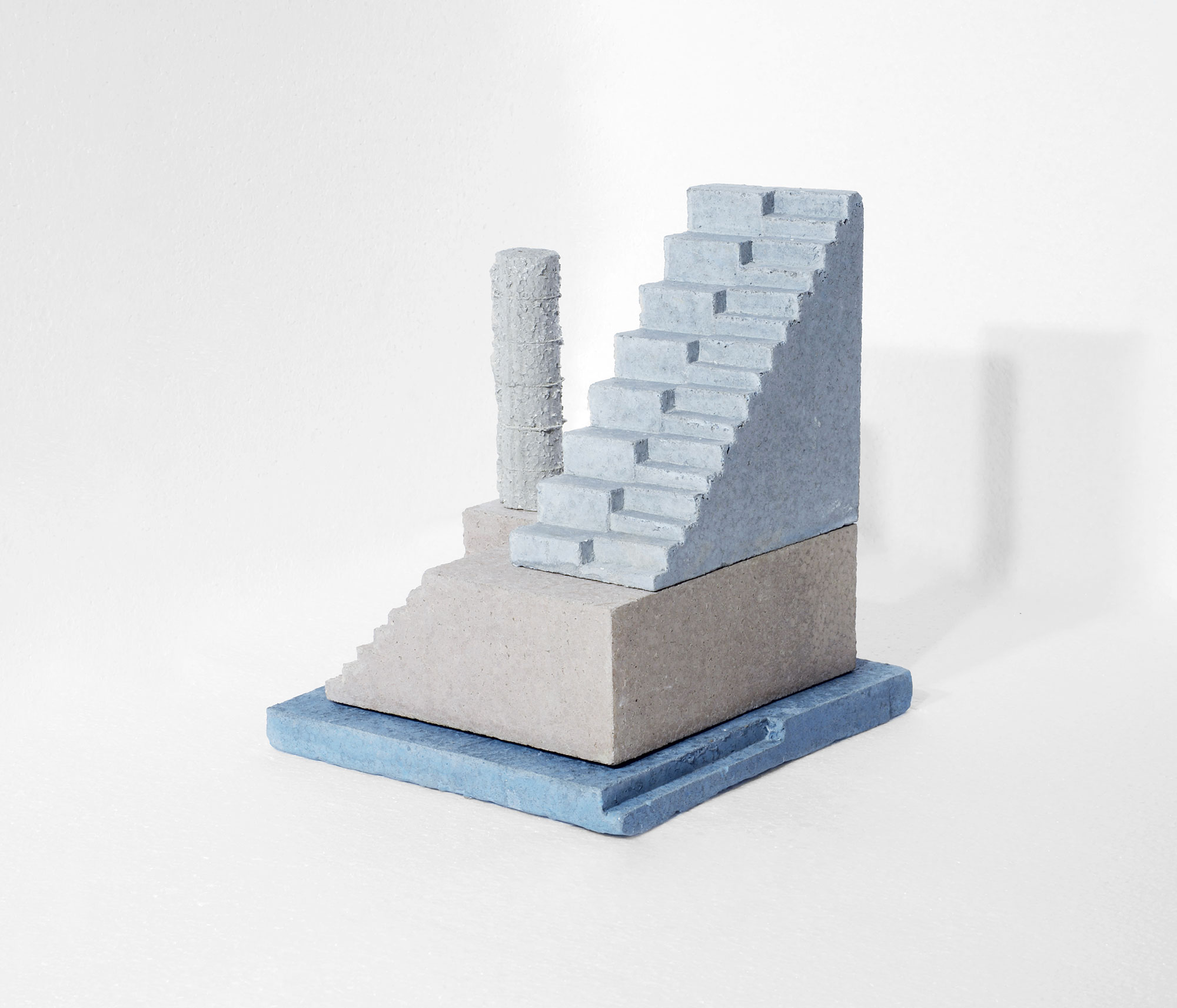 mattia listowski art design objet décoration sculpture béton moulage micro architecture maquette escalier ruine diorama capriccio 1 édition limitée numérotée signée paris bruxelles 2022