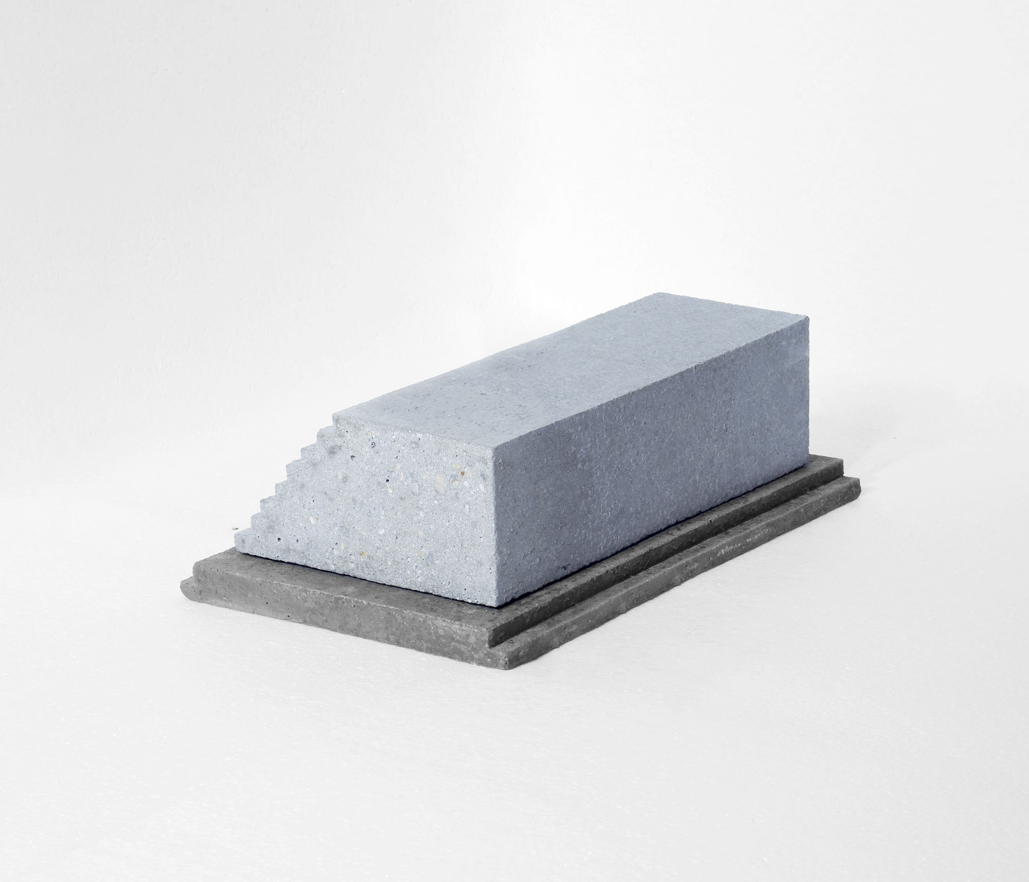 mattia listowski art design objet décoration sculpture béton moulage micro architecture maquette ruine diorama escalier large édition limitée numérotée signée paris bruxelles 2022