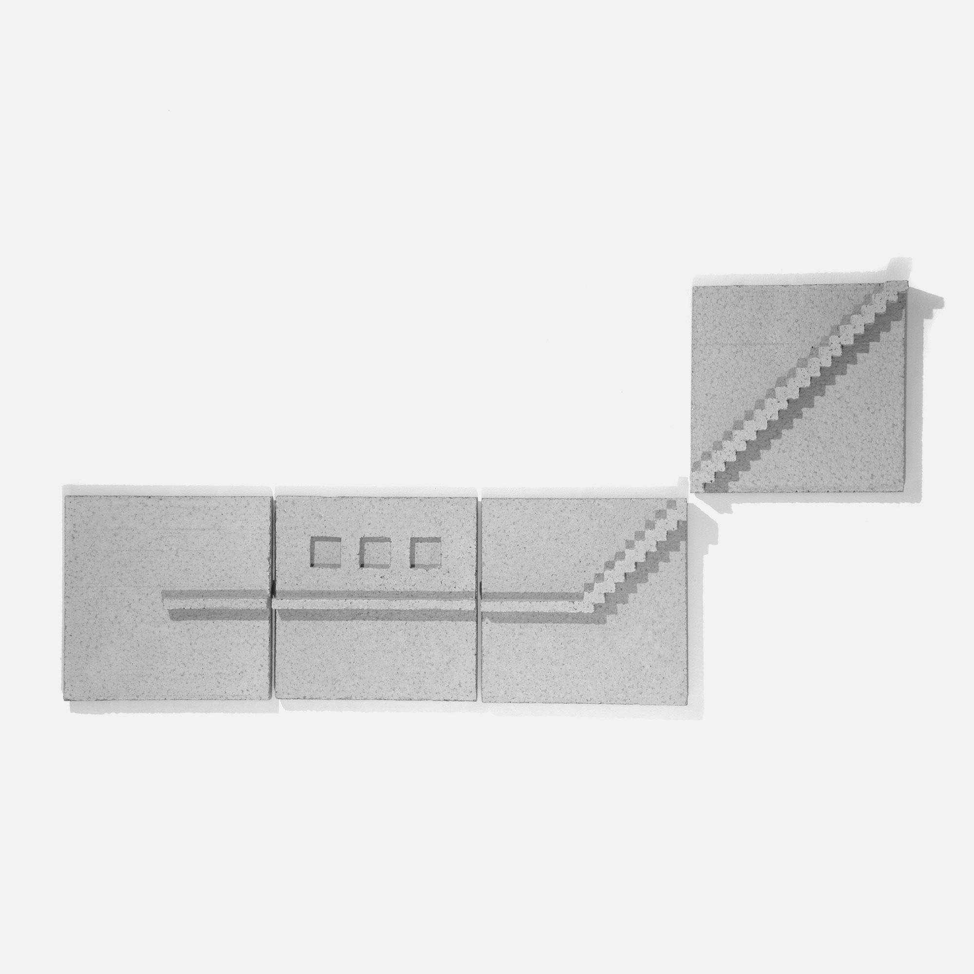 mattia listowski art design objet décoration sculpture béton moulage micro architecture motif mural ville mur édition limitée numérotée signée paris bruxelles 2022