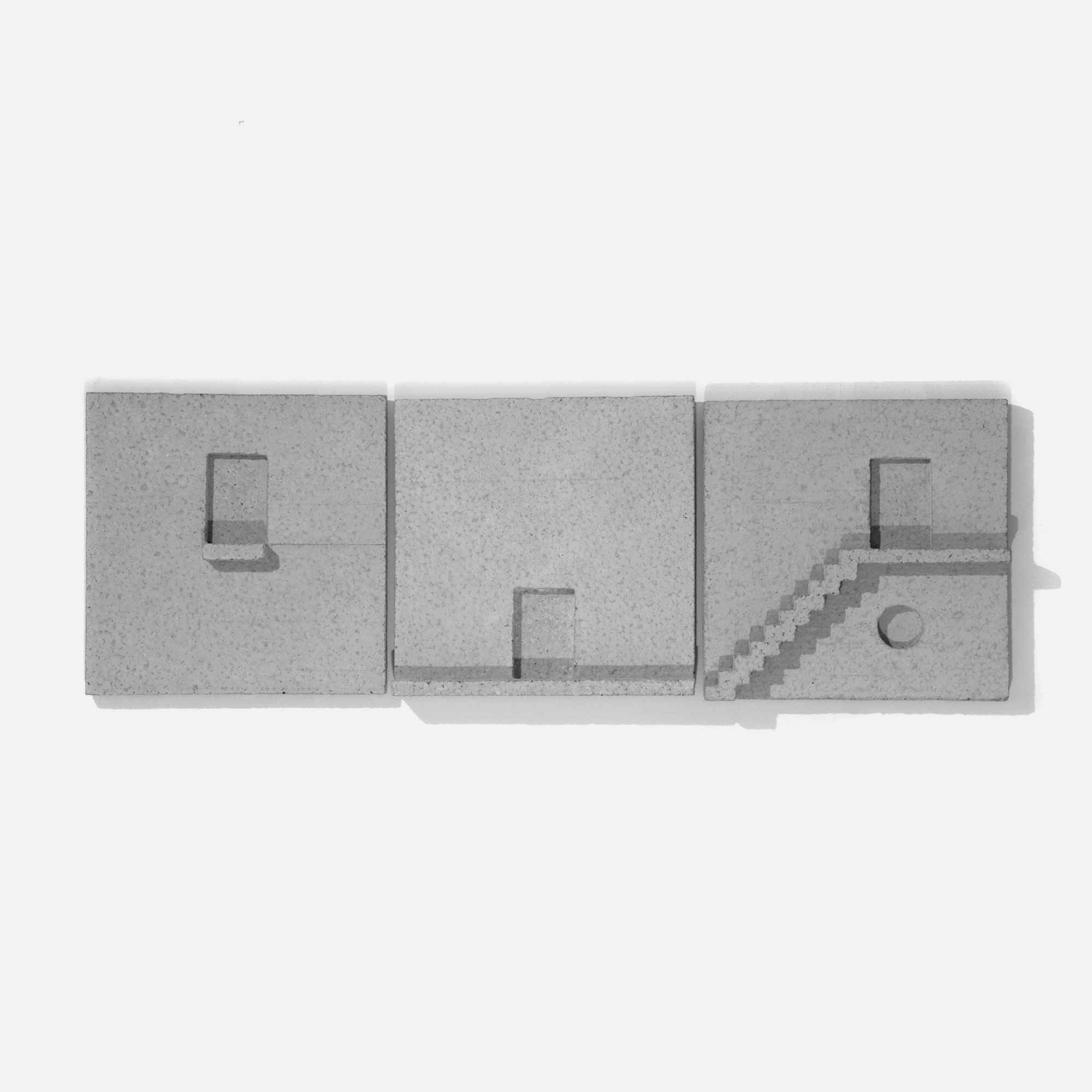 mattia listowski art design objet décoration sculpture béton moulage micro architecture motif mural ville mur édition limitée numérotée signée paris bruxelles 2022