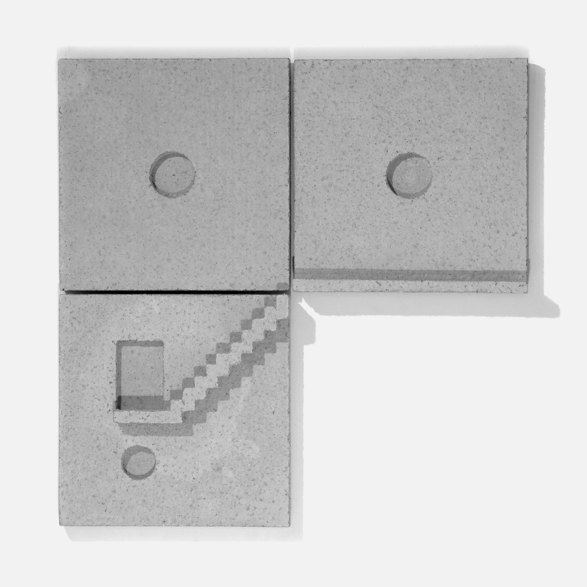 mattia listowski art design objet décoration sculpture béton moulage micro architecture motif mural ville mur édition limitée numérotée signée paris bruxelles 2022