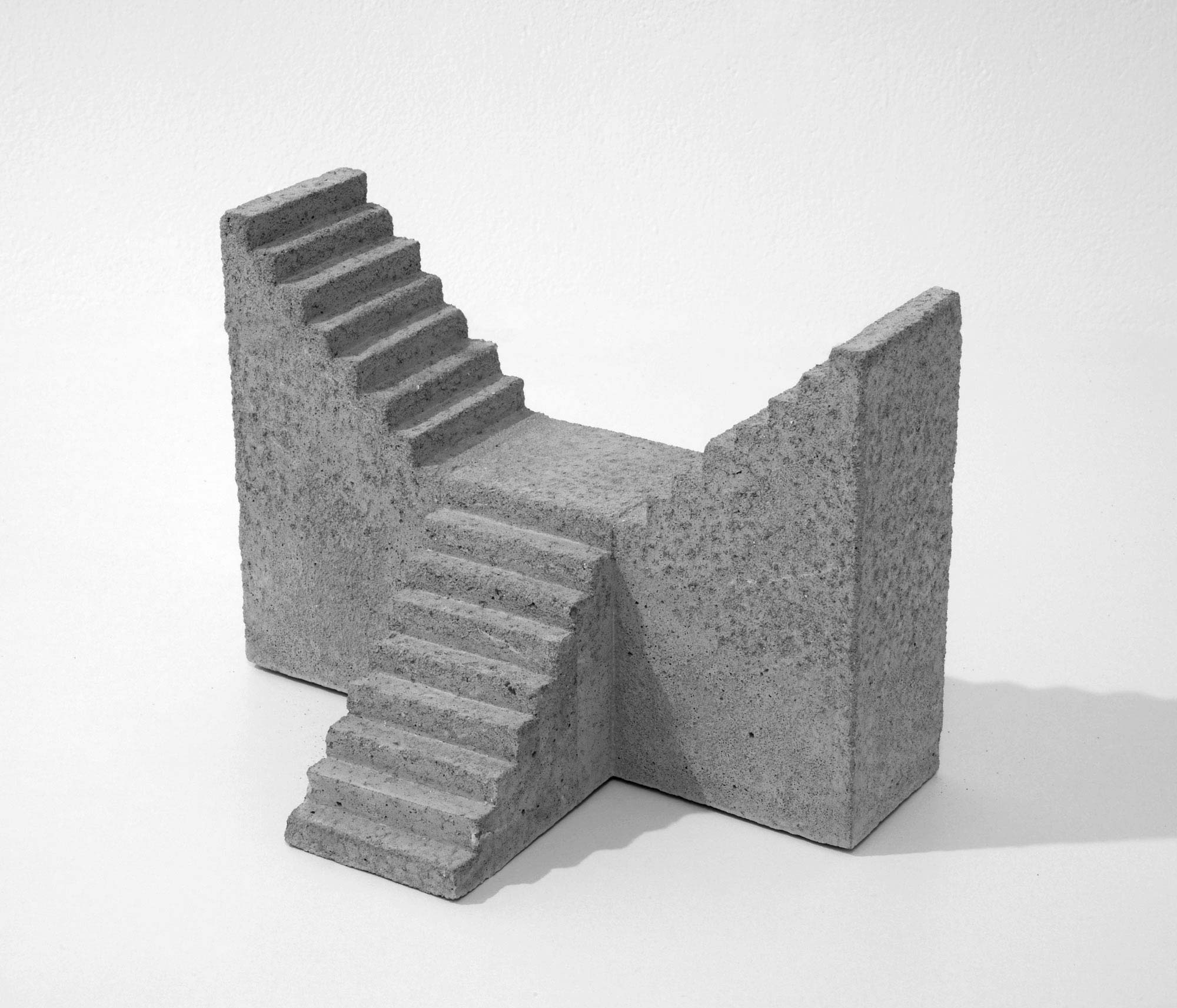 mattia listowski art design objet décoration sculpture béton moulage micro architecture maquette escalier simple double édition limitée numérotée signée paris bruxelles 2019