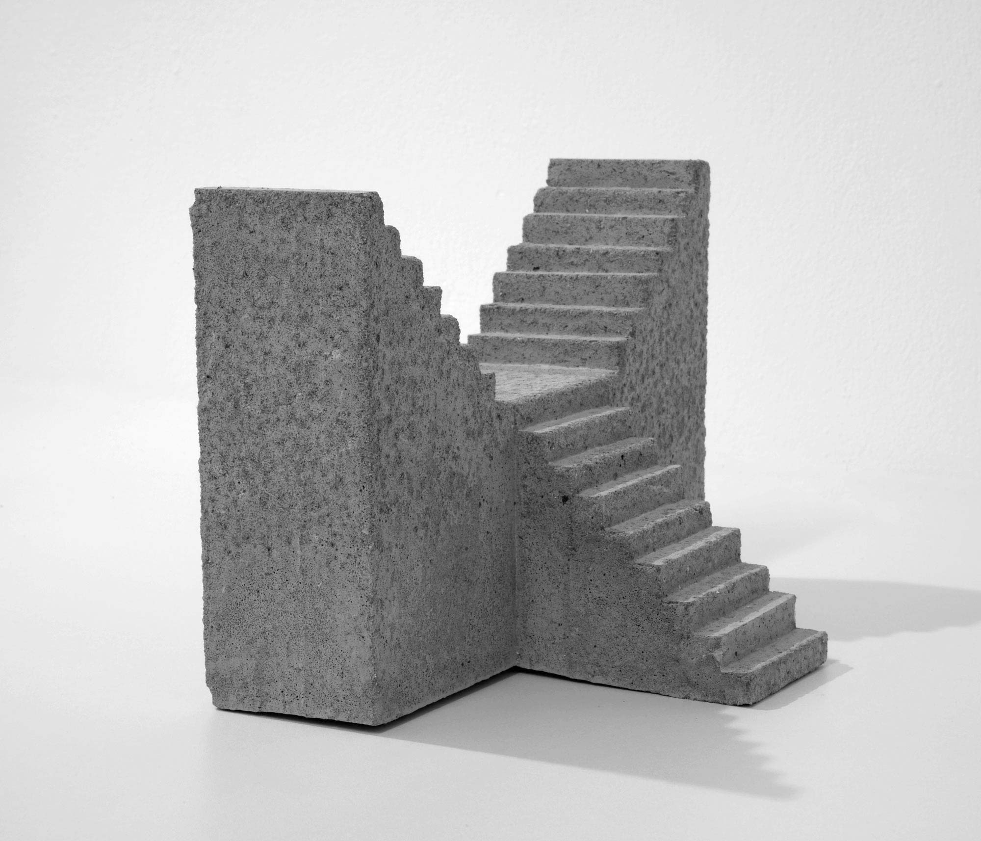 mattia listowski art design objet décoration sculpture béton moulage micro architecture maquette escalier simple double édition limitée numérotée signée paris bruxelles 2019