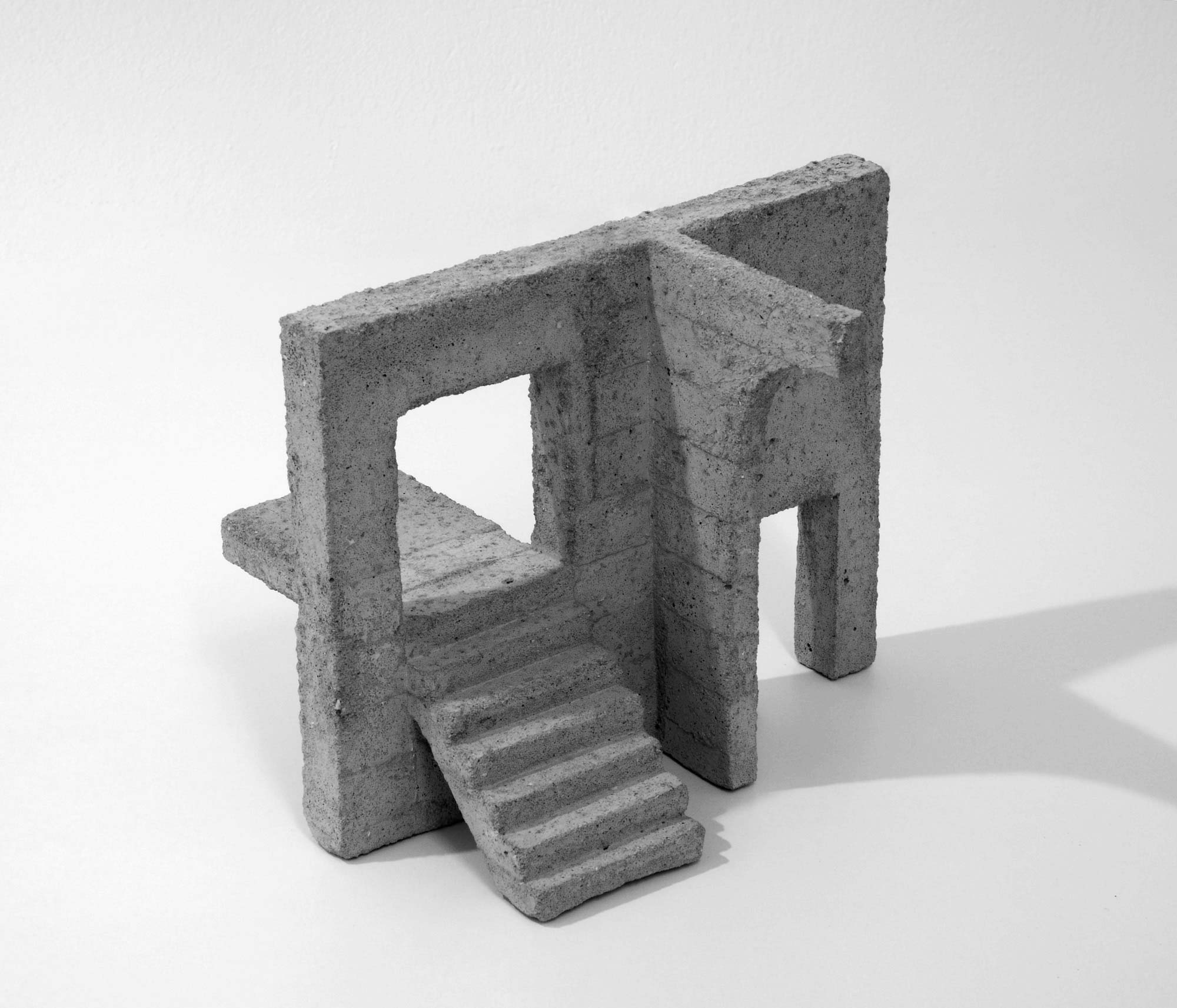 mattia listowski art design objet décoration sculpture béton moulage micro architecture maquette passage 2 édition limitée numérotée signée paris bruxelles 2019