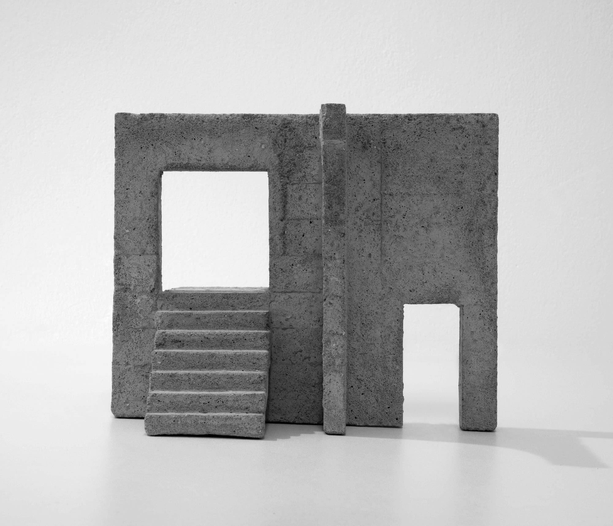 mattia listowski art design objet décoration sculpture béton moulage micro architecture maquette passage 2 édition limitée numérotée signée paris bruxelles 2019