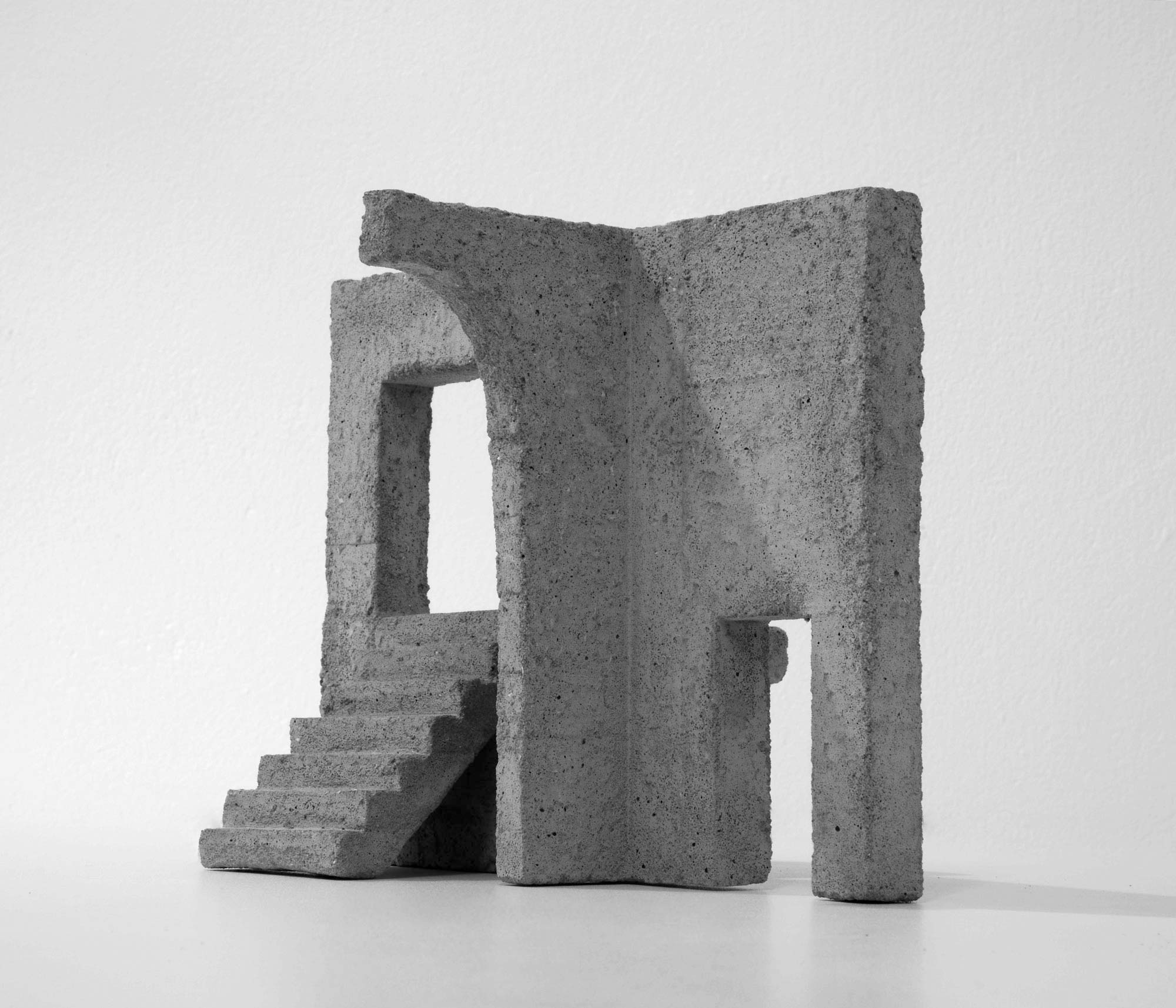 mattia listowski art design objet décoration sculpture béton moulage micro architecture maquette passage 2 édition limitée numérotée signée paris bruxelles 2019