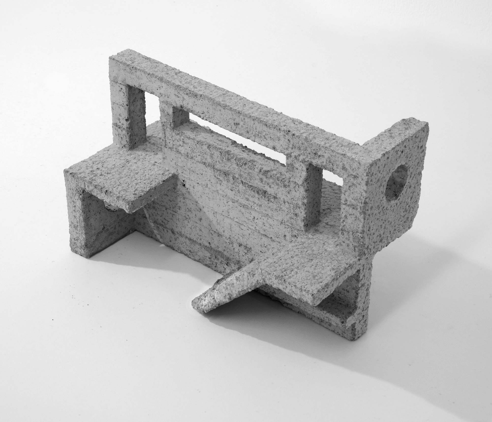 mattia listowski art design objet décoration sculpture béton moulage micro architecture maquette passage 5 édition limitée numérotée signée paris bruxelles 2020