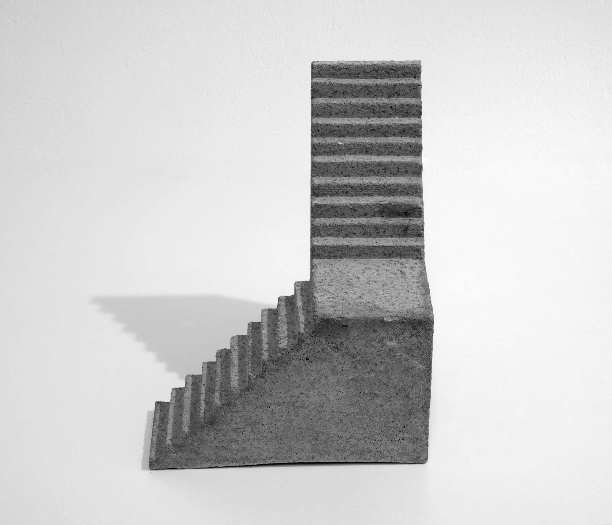 mattia listowski art design objet décoration sculpture béton moulage micro architecture maquette escalier double gauche édition limitée numérotée signée paris bruxelles 2021