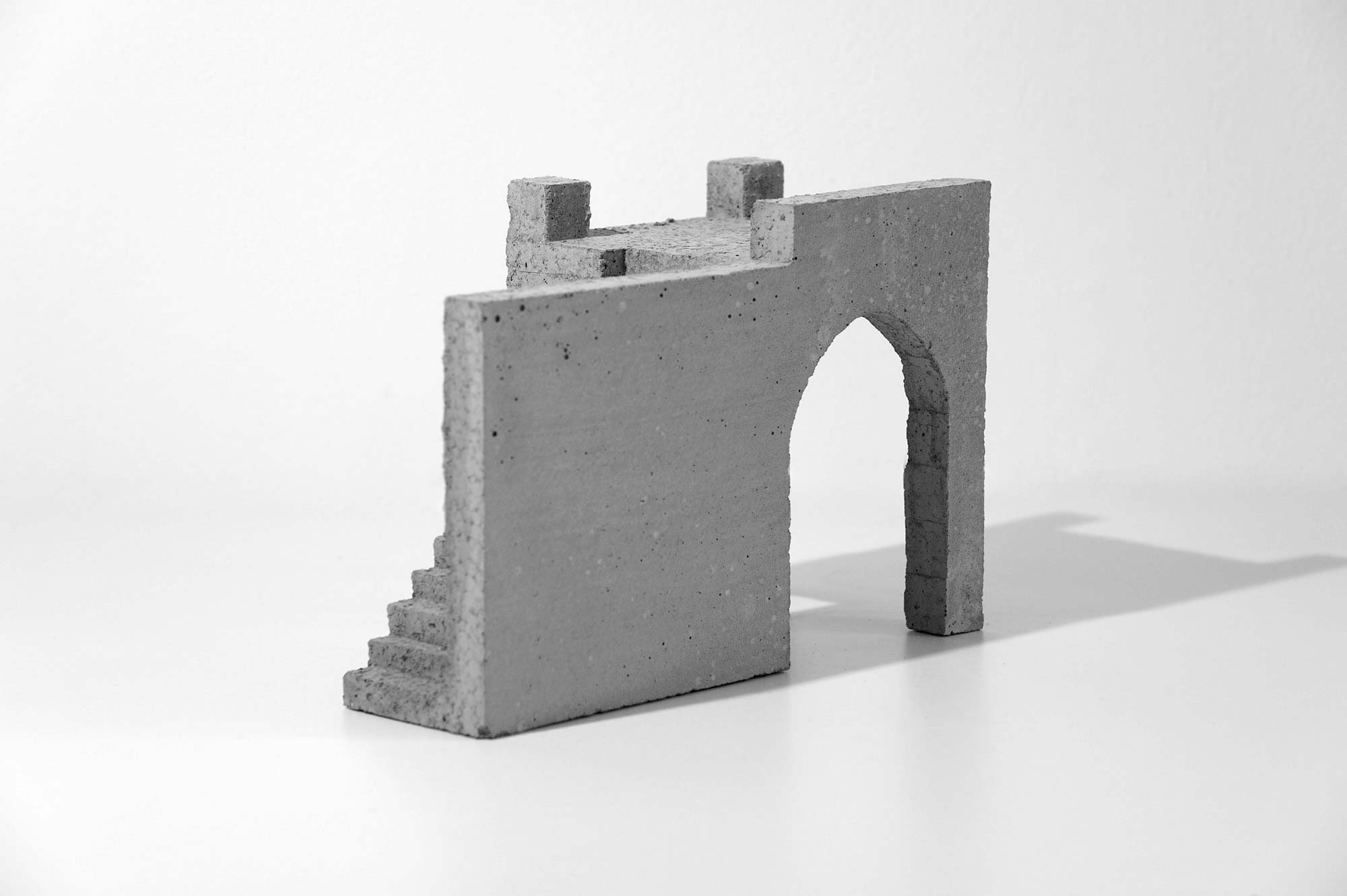 mattia listowski art design objet décoration sculpture béton moulage micro architecture maquette passage 6 édition limitée numérotée signée paris bruxelles 2021