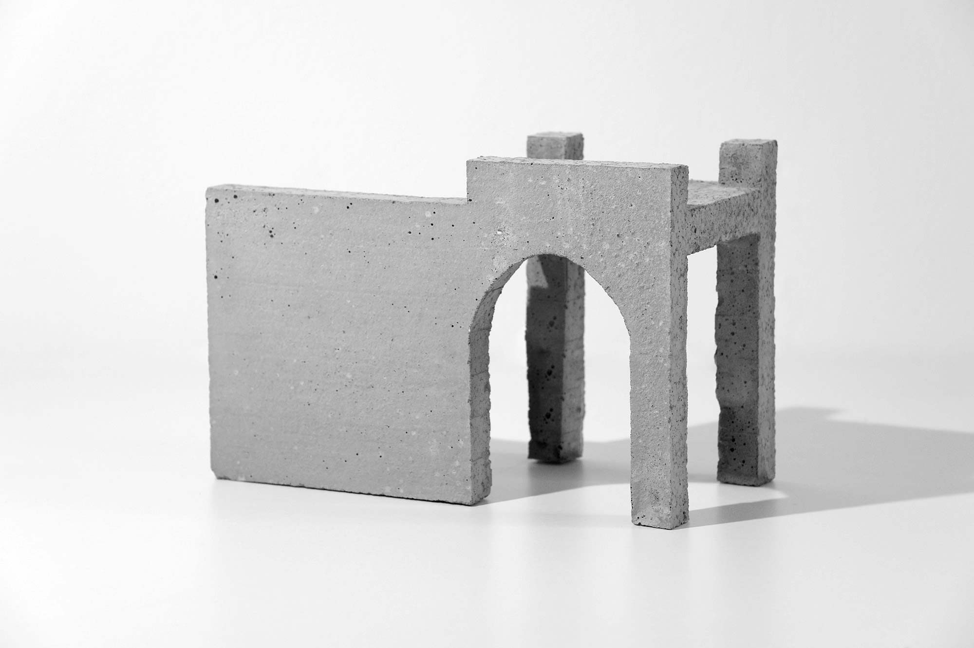 mattia listowski art design objet décoration sculpture béton moulage micro architecture maquette passage 6 édition limitée numérotée signée paris bruxelles 2021