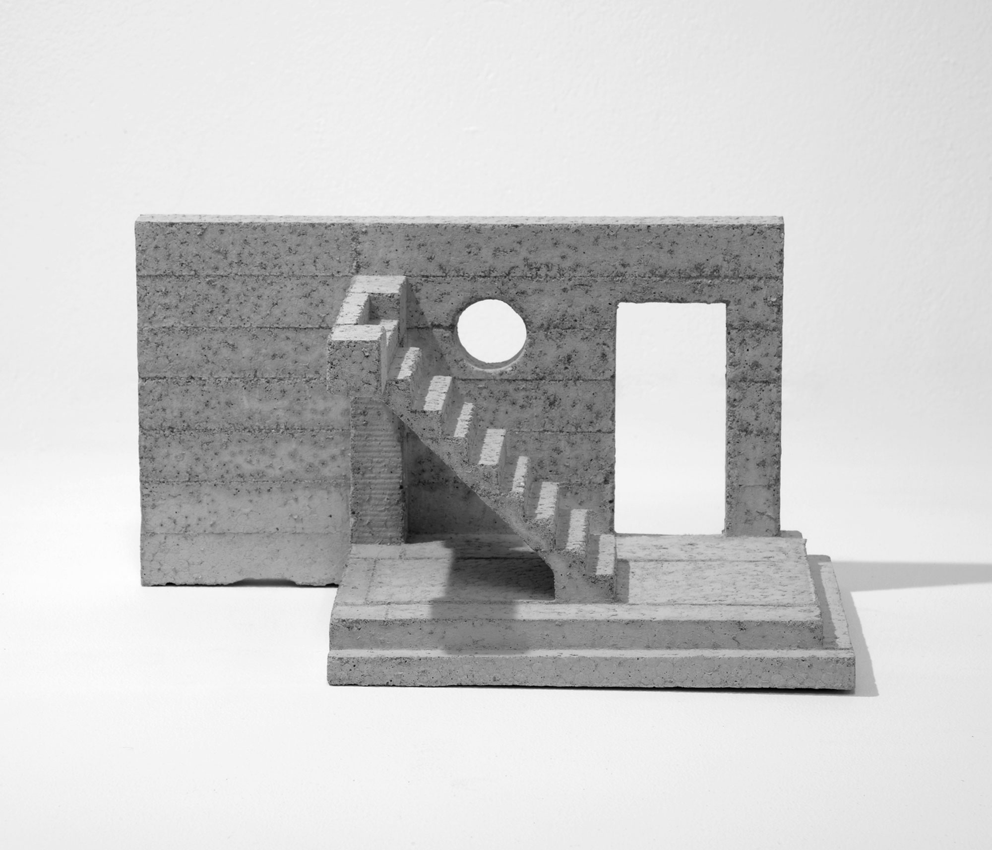 mattia listowski art design objet décoration sculpture béton moulage micro architecture maquette passage 7 édition limitée numérotée signée paris bruxelles 2021