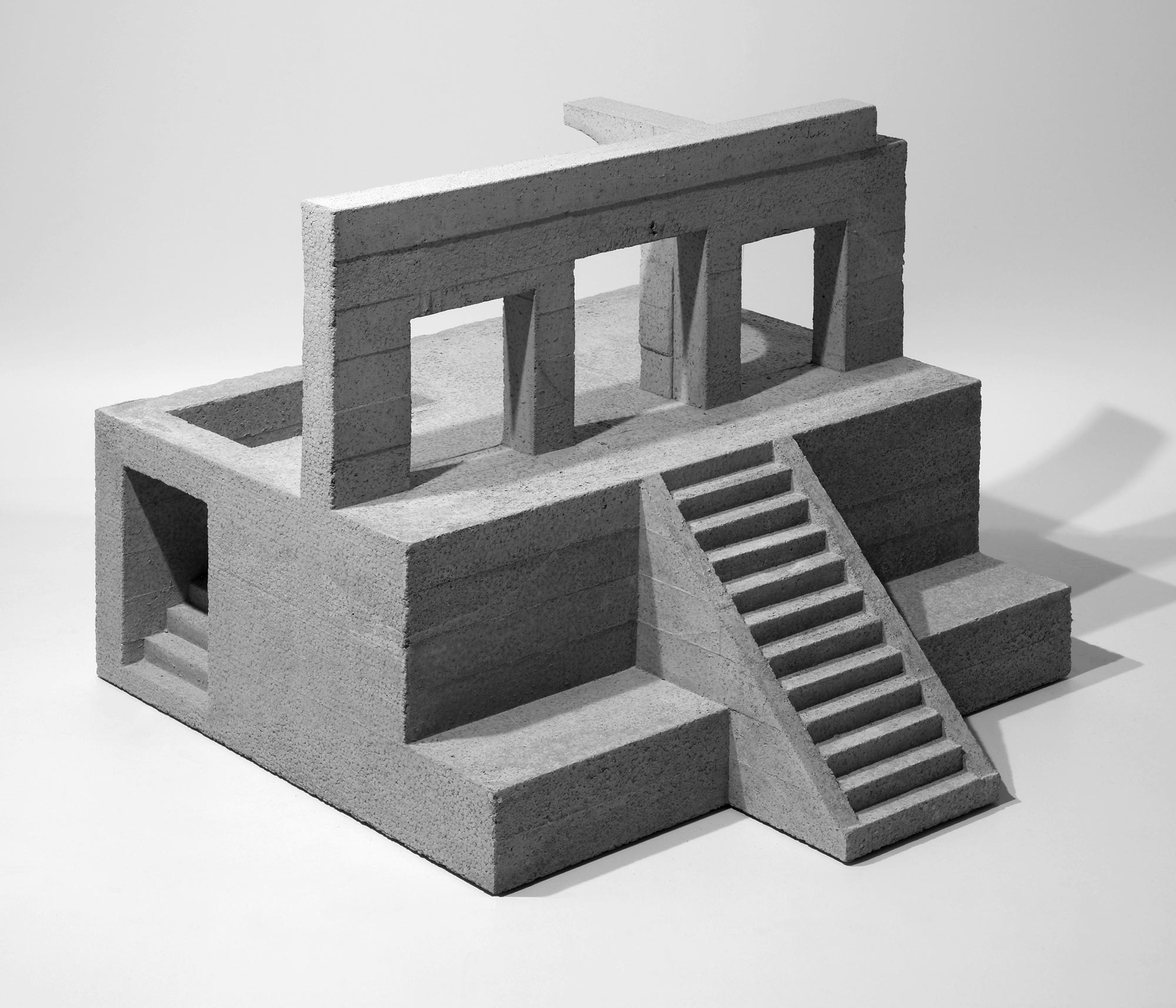 mattia listowski art design objet décoration sculpture béton moulage architecture maquette reminiscence I édition limitée numérotée signée paris bruxelles 2021