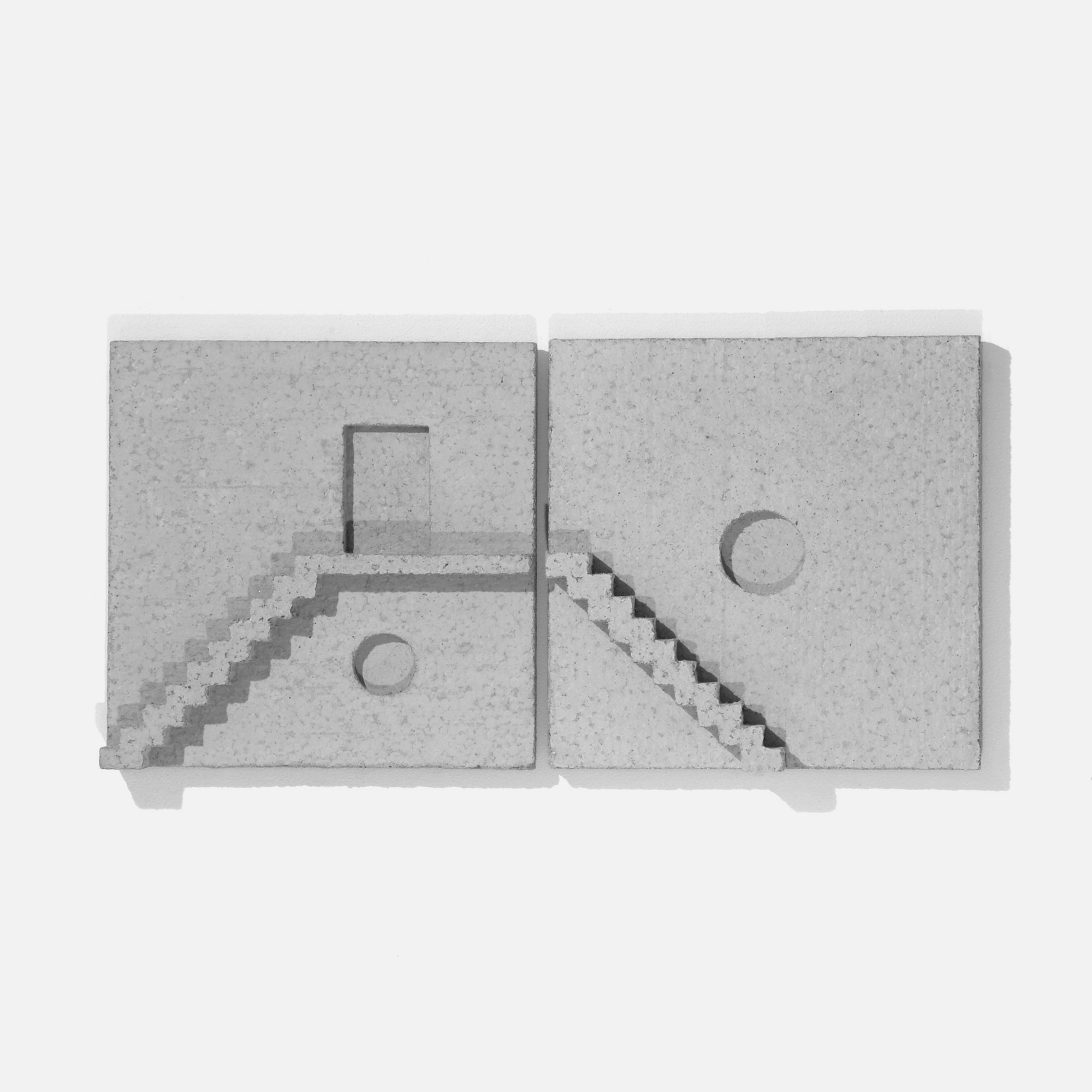 mattia listowski art design objet décoration sculpture béton moulage micro architecture motif mural ville mur édition limitée numérotée signée paris bruxelles 2022