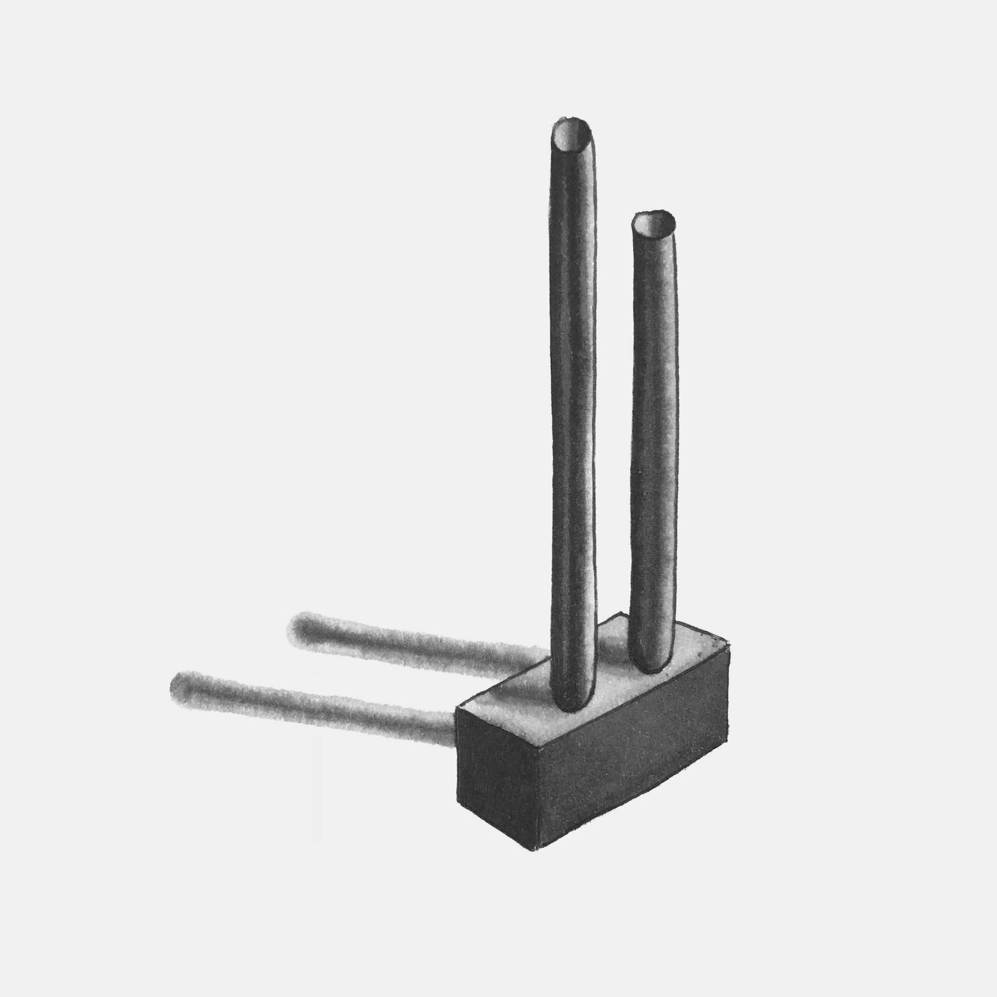 mattia listowski art décoration architecture design dessin réversible encre feutre à alcool bic noir et blanc objet oeuvre édition limitée signée paris bruxelles 2021