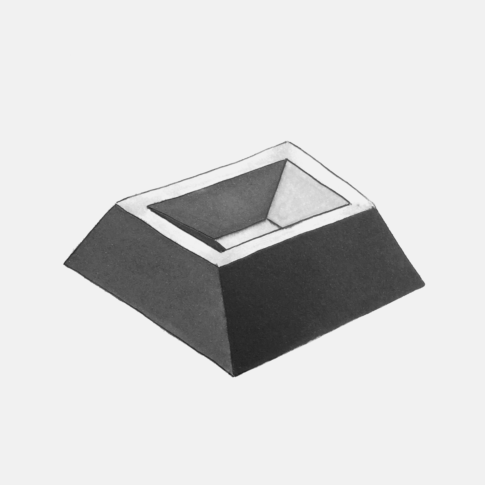 mattia listowski art décoration architecture design dessin réversible encre feutre à alcool bic noir et blanc objet oeuvre édition limitée signée paris bruxelles 2021