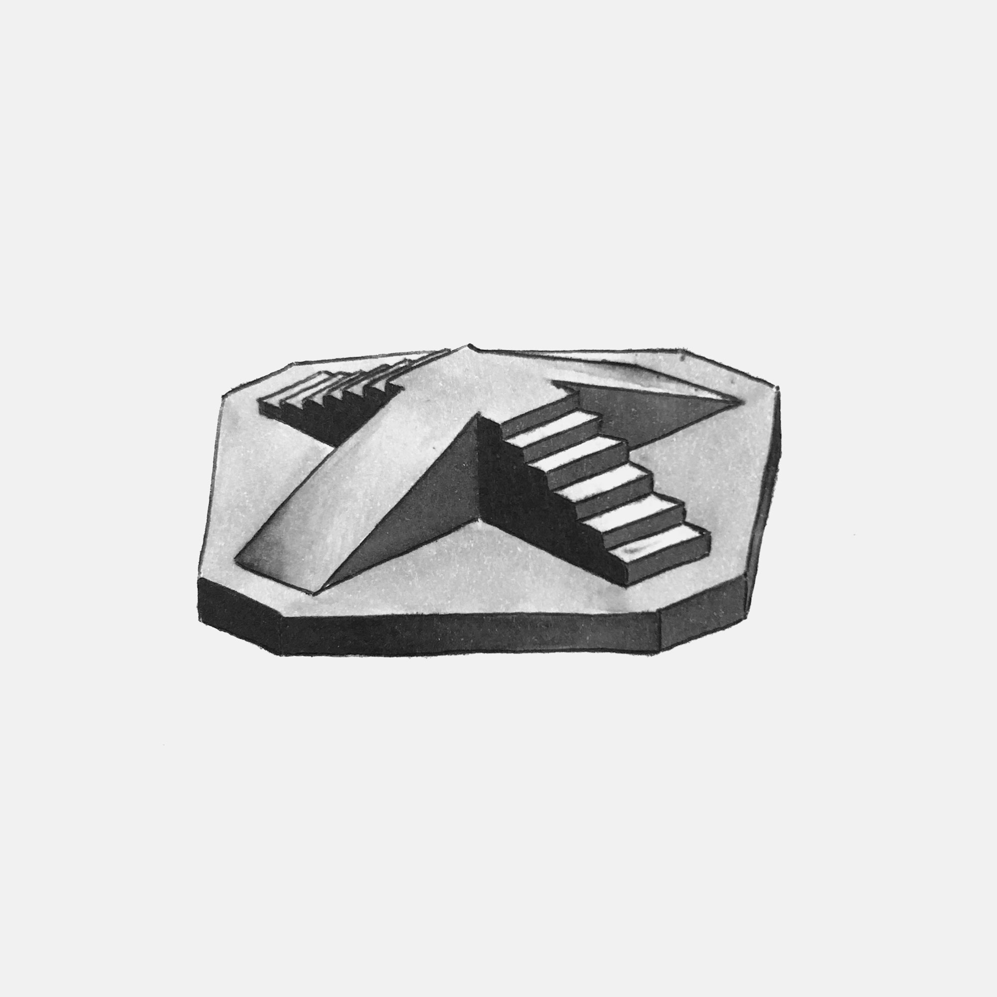 mattia listowski art décoration architecture design dessin réversible encre feutre à alcool bic noir et blanc objet oeuvre édition limitée signée paris bruxelles 2021