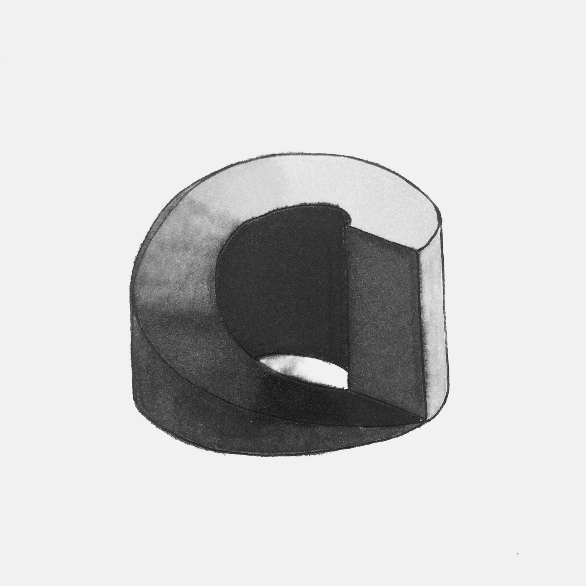 mattia listowski art décoration architecture design dessin réversible encre feutre à alcool bic noir et blanc objet oeuvre édition limitée signée paris bruxelles 2021