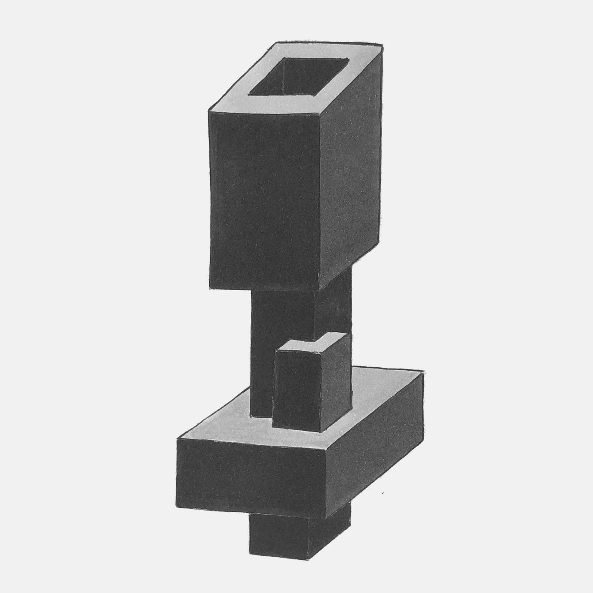 mattia listowski art décoration architecture design dessin réversible encre feutre à alcool bic noir et blanc objet oeuvre édition limitée signée paris bruxelles 2021